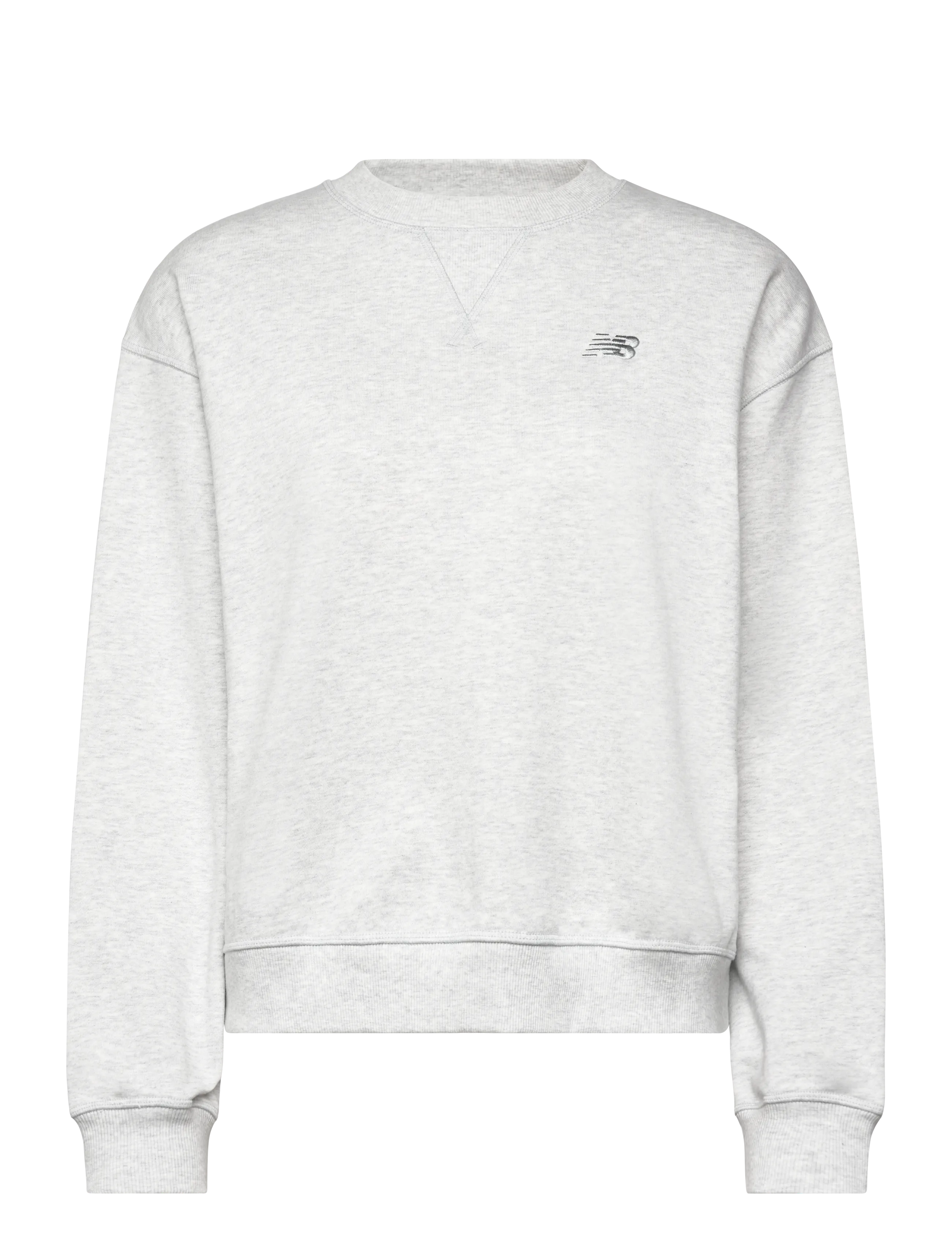 New Balance Athletics French Terry Crew - Sweatshirts - ASH HEATHER / grey