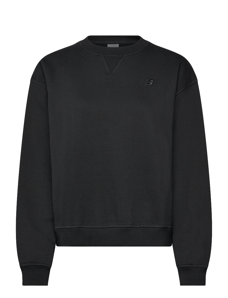 New Balance - Athletics French Terry Crew - dressipluusid ja pusad - black - 0