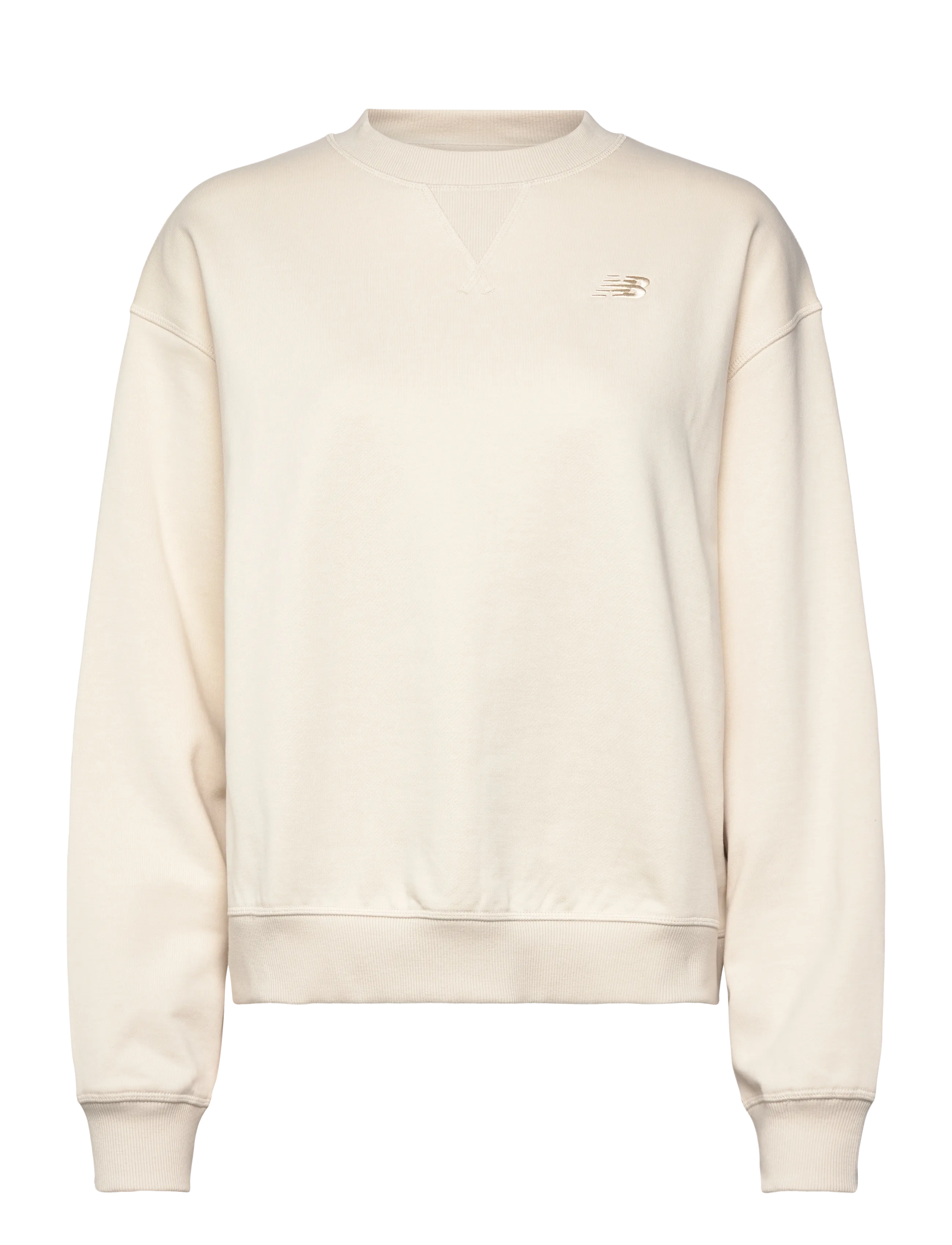 New Balance Athletics French Terry Crew - Sweatshirts - LINEN / cream
