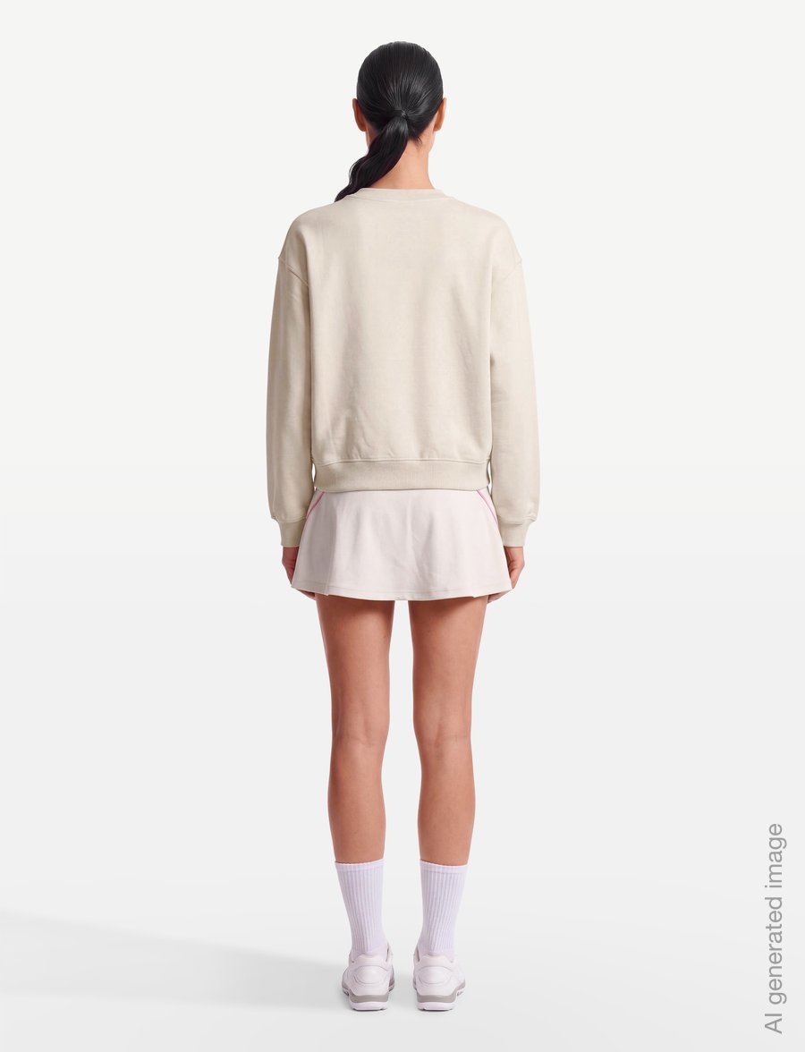 New Balance - Athletics French Terry Crew - overdele - linen - 4