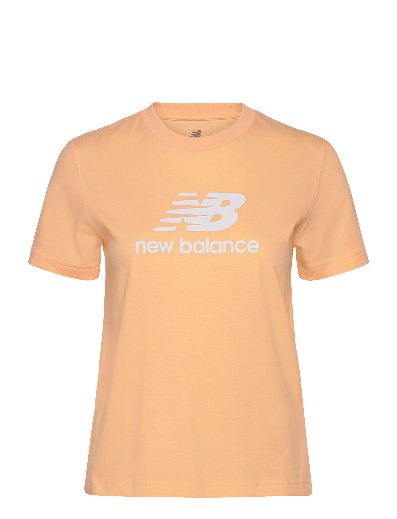 New Balance - Sport Essentials Jersey Logo T-Shirt - t-shirts - peach blossom - 0