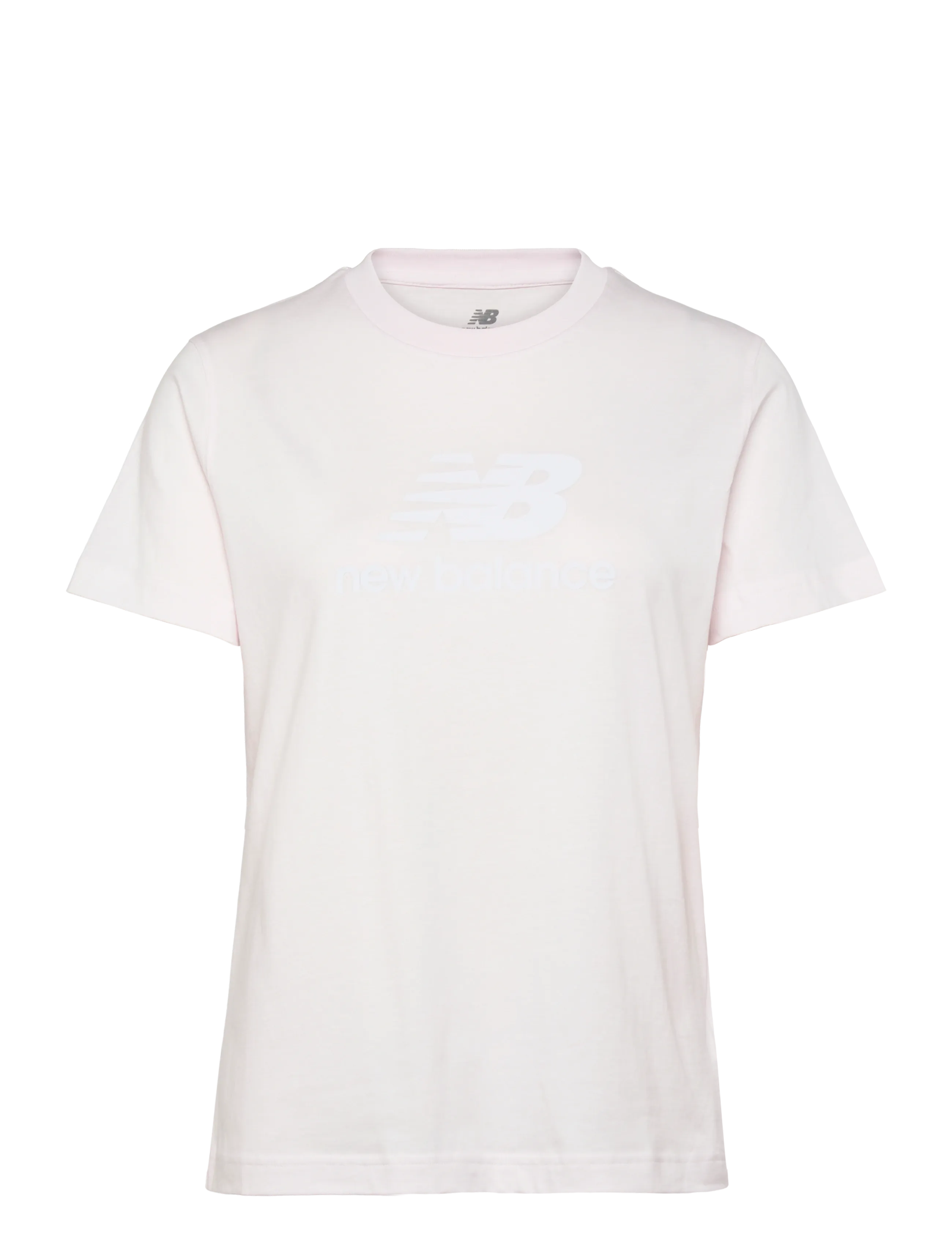 New Balance Sport Essentials Jersey Logo T-Shirt - New Balance - PINK SALT / white