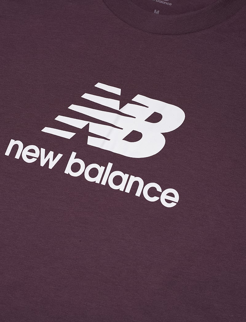 New Balance - Sport Essentials Jersey Logo T-Shirt - t-shirts - plum brown - 2
