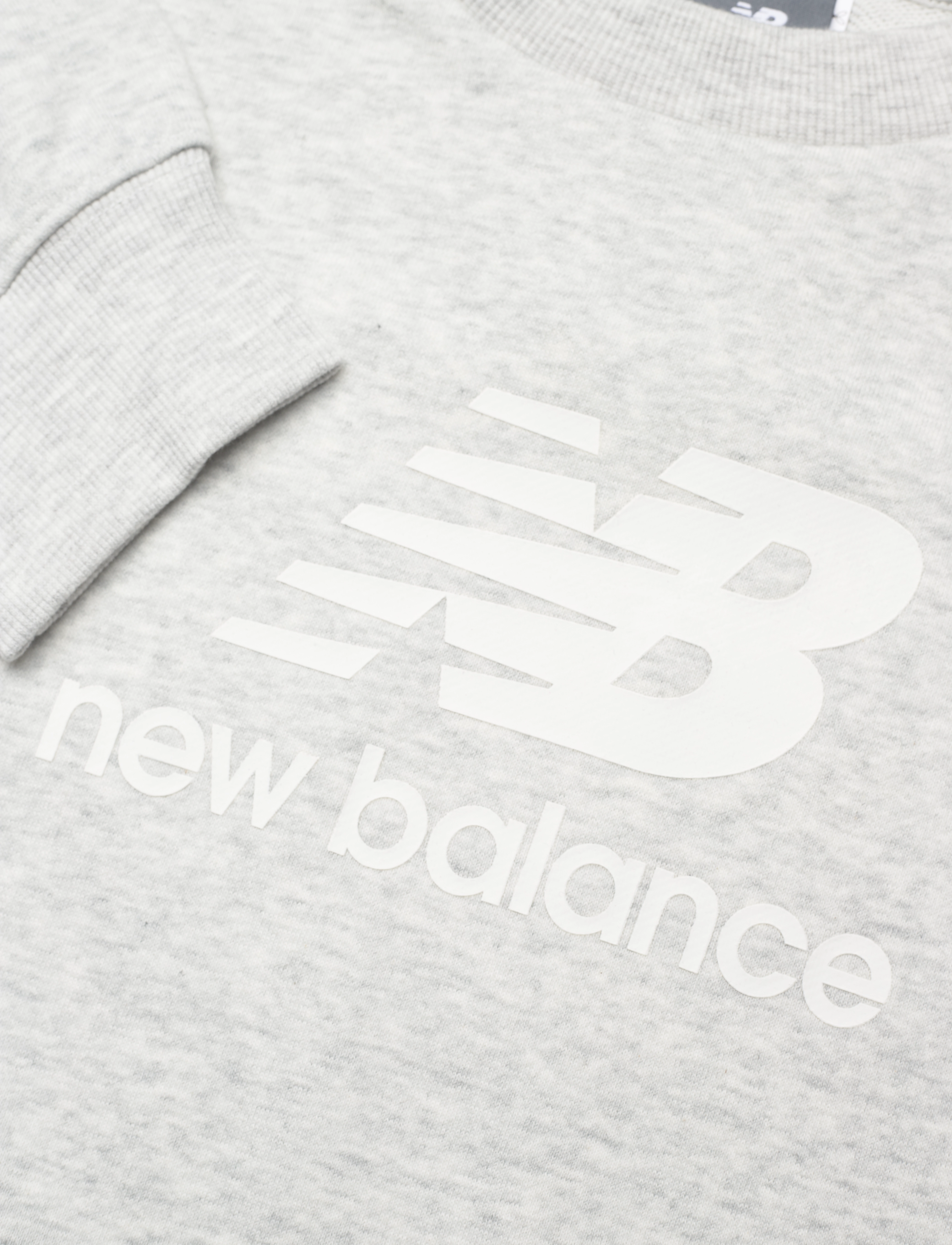 New Balance - Sport Essentials French Terry Logo Crew - ash heather - 2