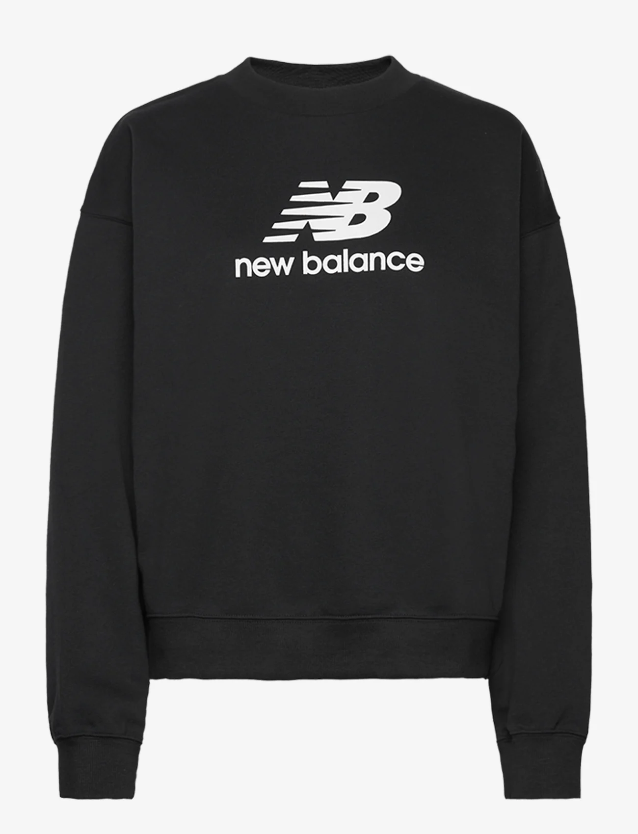 New Balance - Sport Essentials French Terry Logo Crew - kleidung - black - 0