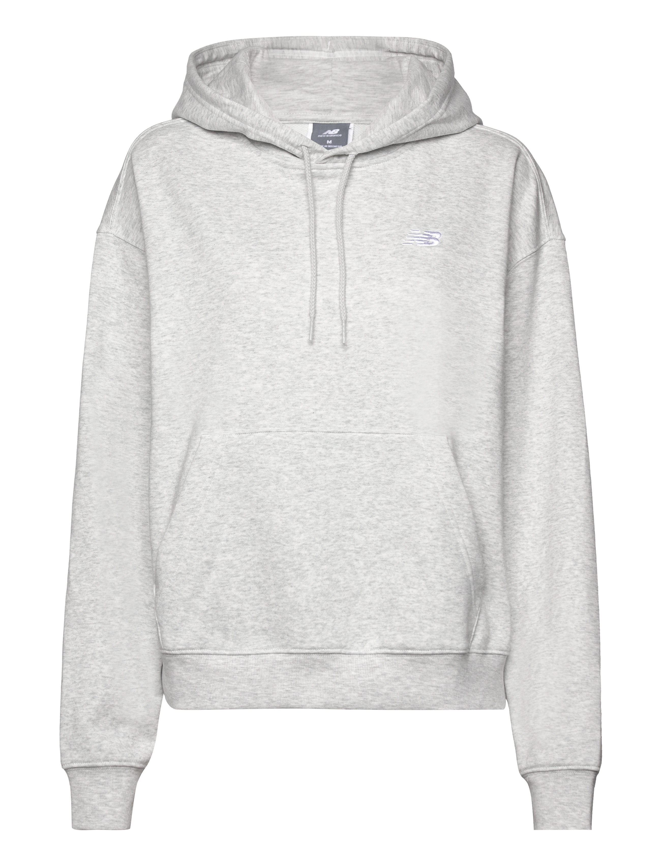 New Balance Sport Essentials French Terry Hoodie, Kvinder, Hættetrøje, Grå, Str: L