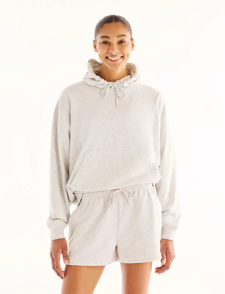 New Balance - Sport Essentials French Terry Hoodie - kapuutsiga dressipluusid - ash heather - 0