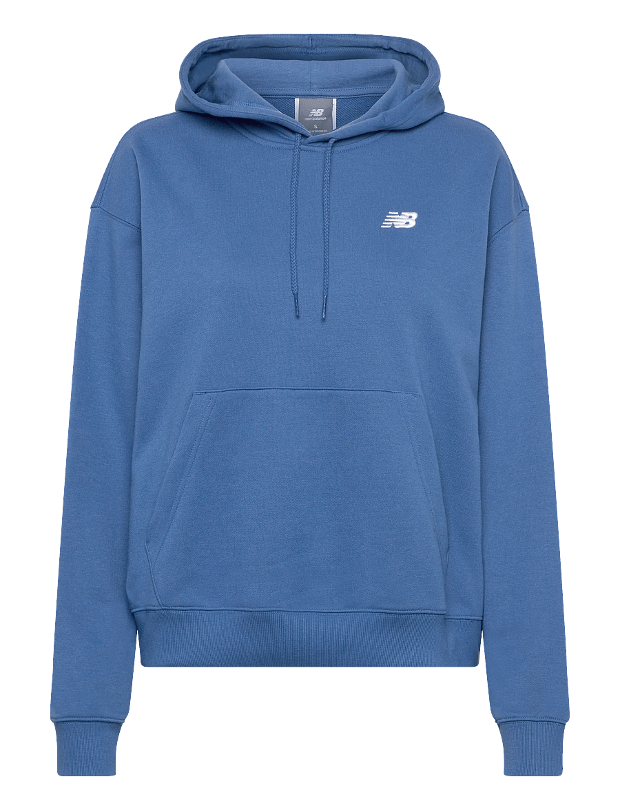 New Balance - Sport Essentials French Terry Hoodie - sweatshirts - blue agate - 0