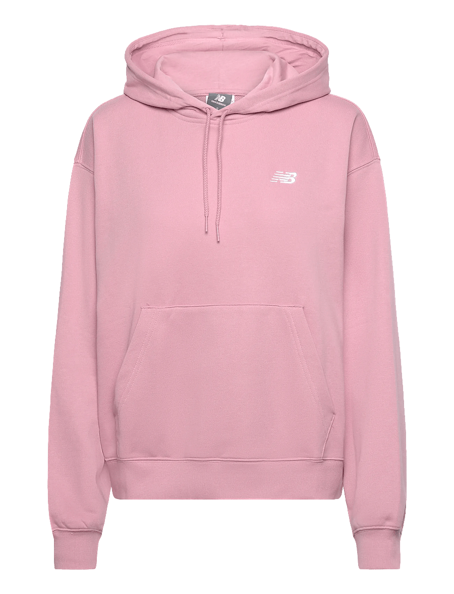 New Balance - Sport Essentials French Terry Hoodie - sweatshirts - pink taffy - 0