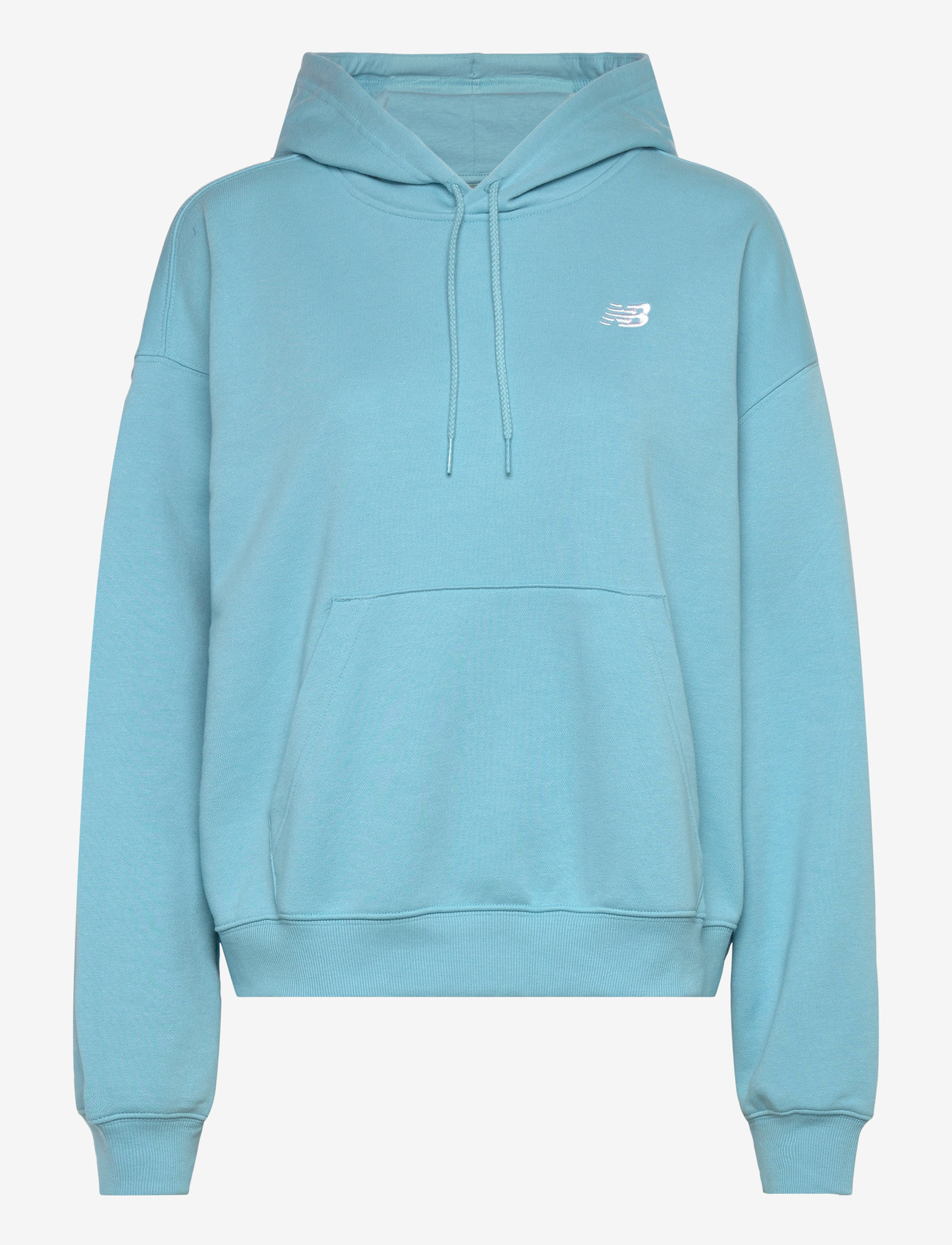 New Balance - Sport Essentials French Terry Hoodie - overdele - taffy blue - 0