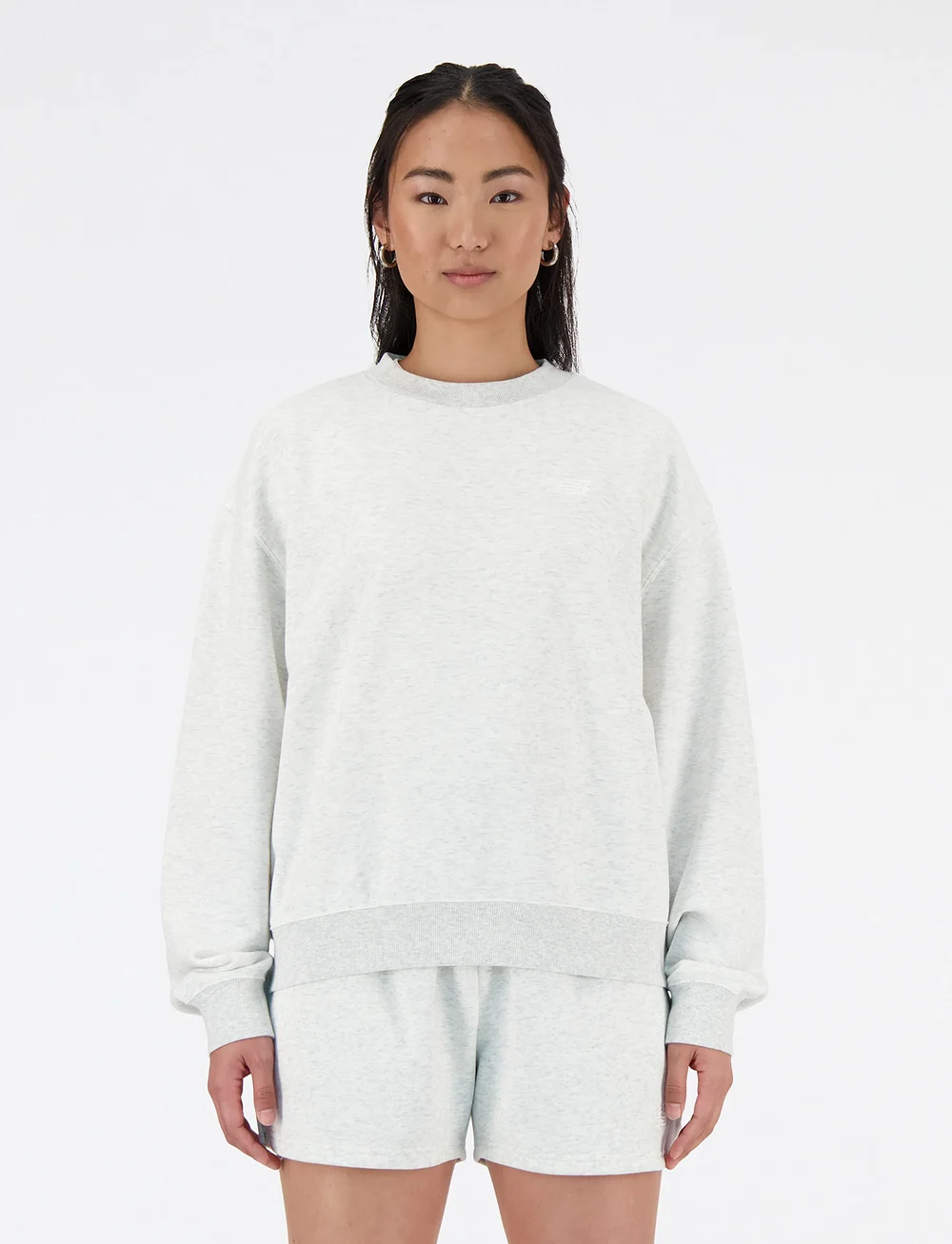 New Balance - Sport Essentials French Terry Crew - oberteile - ash heather - 5