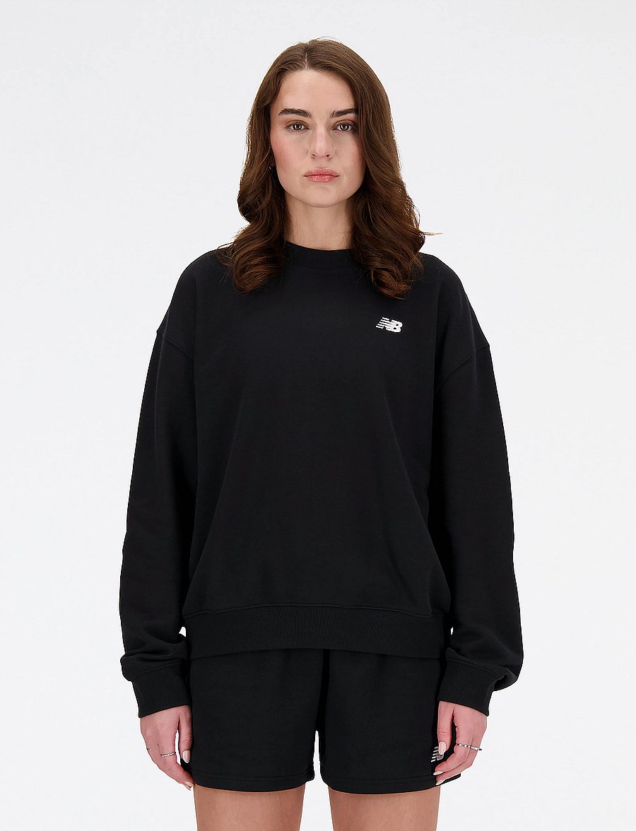 New Balance - Sport Essentials French Terry Crew - dressipluusid - black - 0