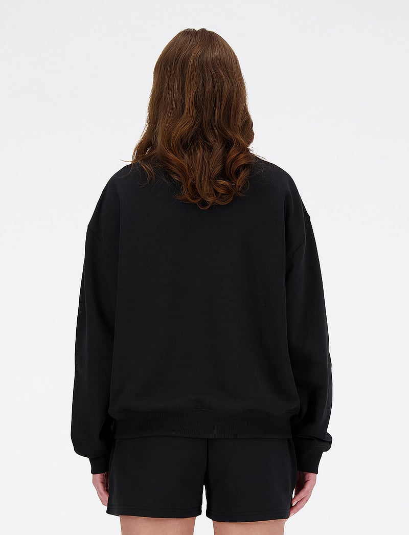 New Balance - Sport Essentials French Terry Crew - Överdelar - black - 4