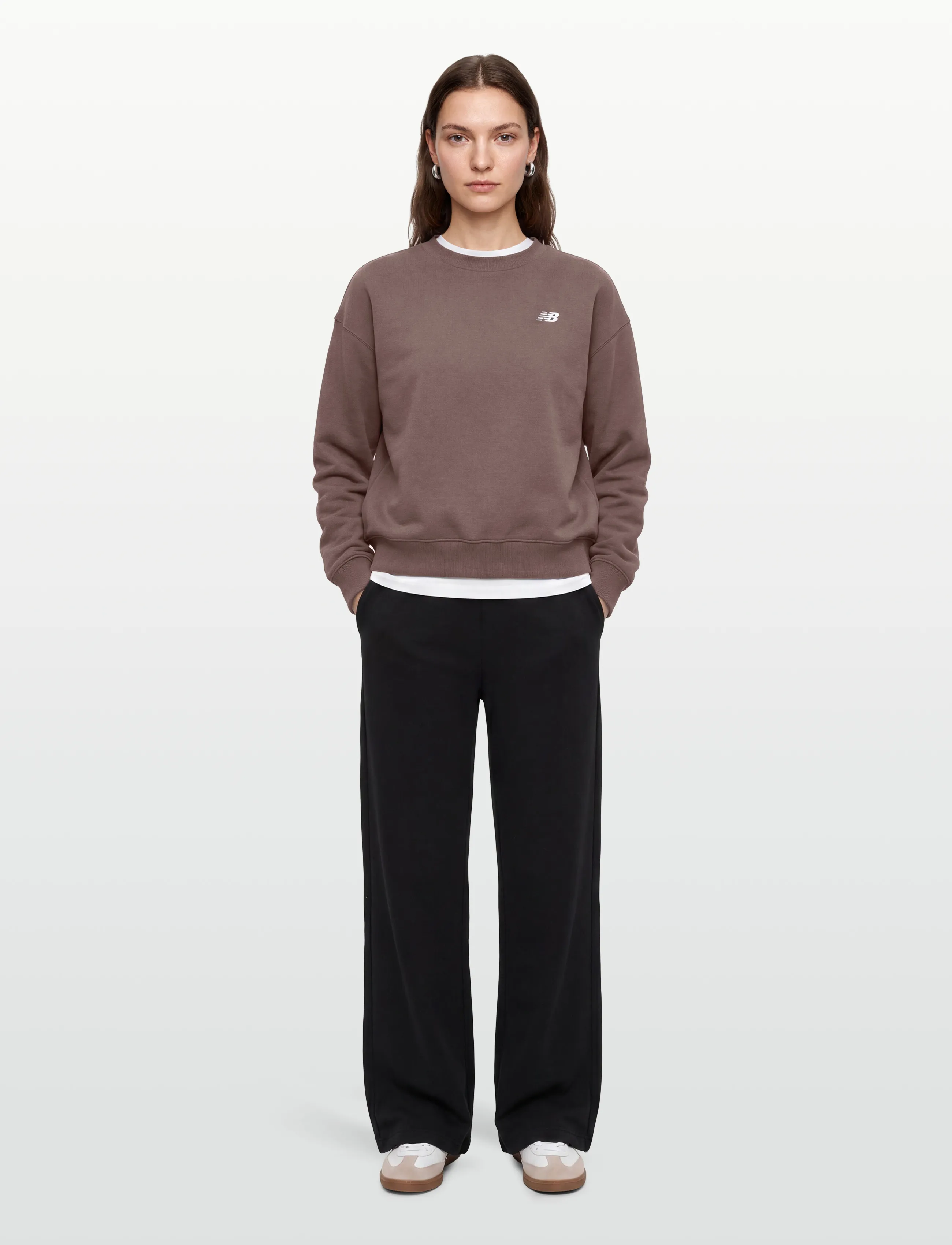 New Balance - Sport Essentials French Terry Crew - sweatshirts - cortado - 0