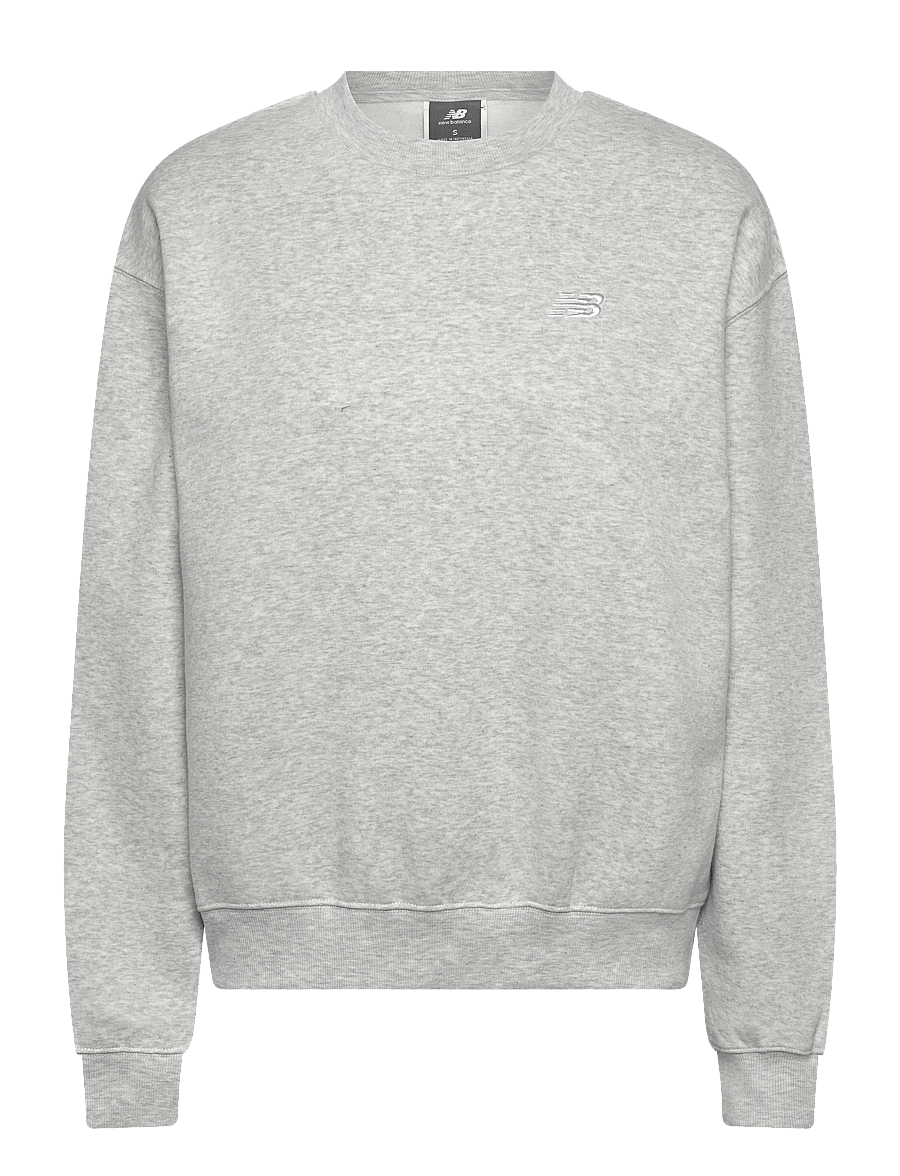 New Balance - Sport Essentials Fleece Crew - sweatshirts - ash heather - 1