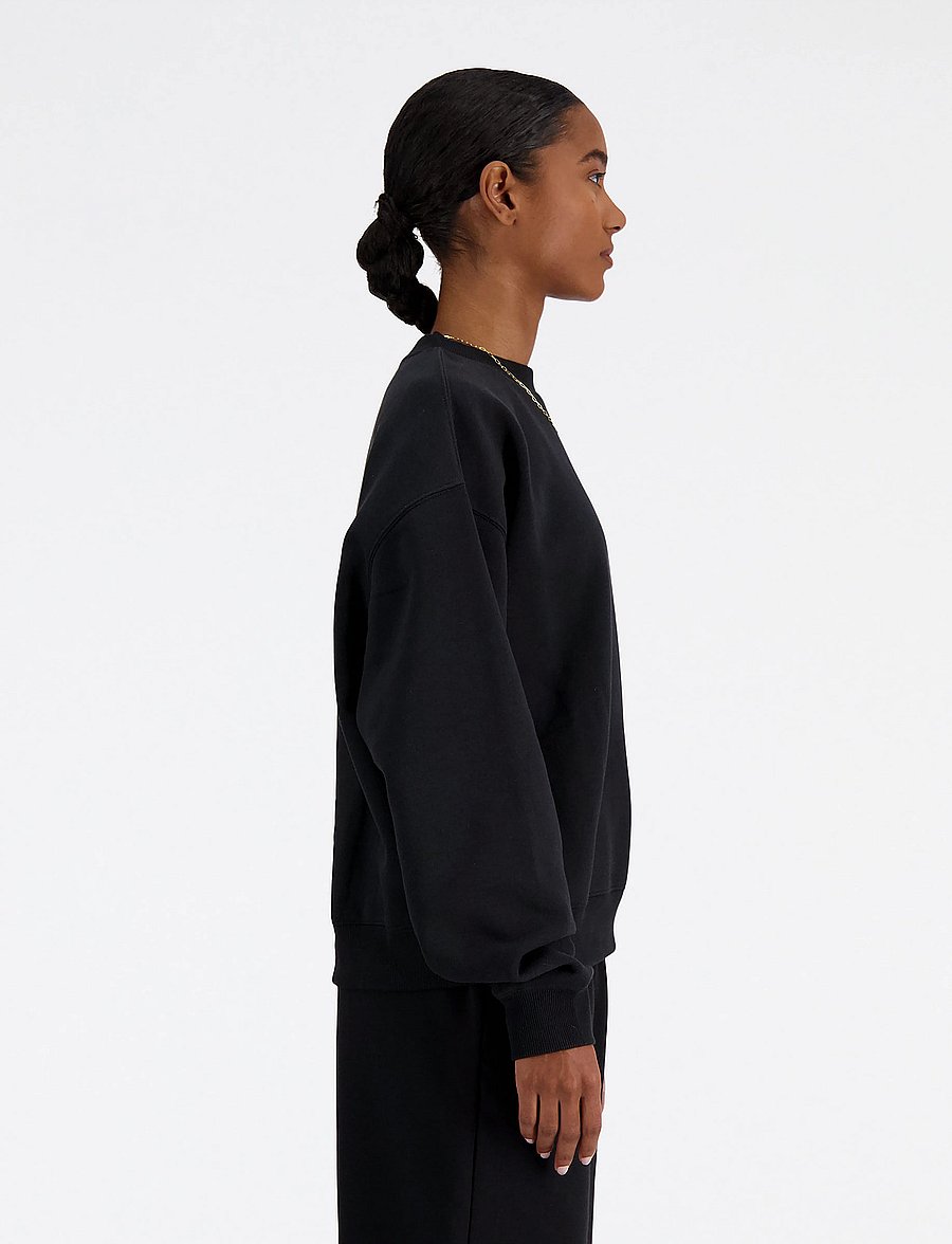 New Balance - Sport Essentials Fleece Crew - sweatshirts - black - 3