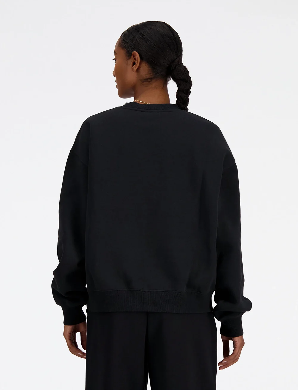 New Balance - Sport Essentials Fleece Crew - Överdelar - black - 4