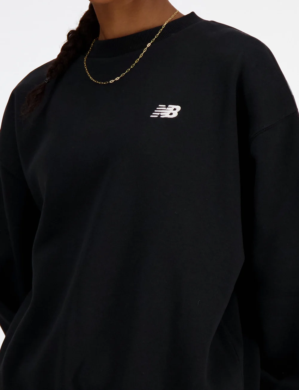 New Balance - Sport Essentials Fleece Crew - Överdelar - black - 5