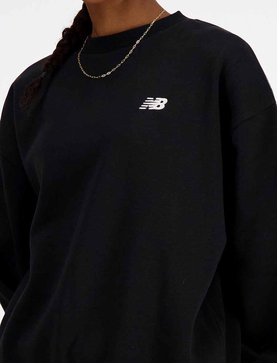 New Balance - Sport Essentials Fleece Crew - sweatshirts - black - 5