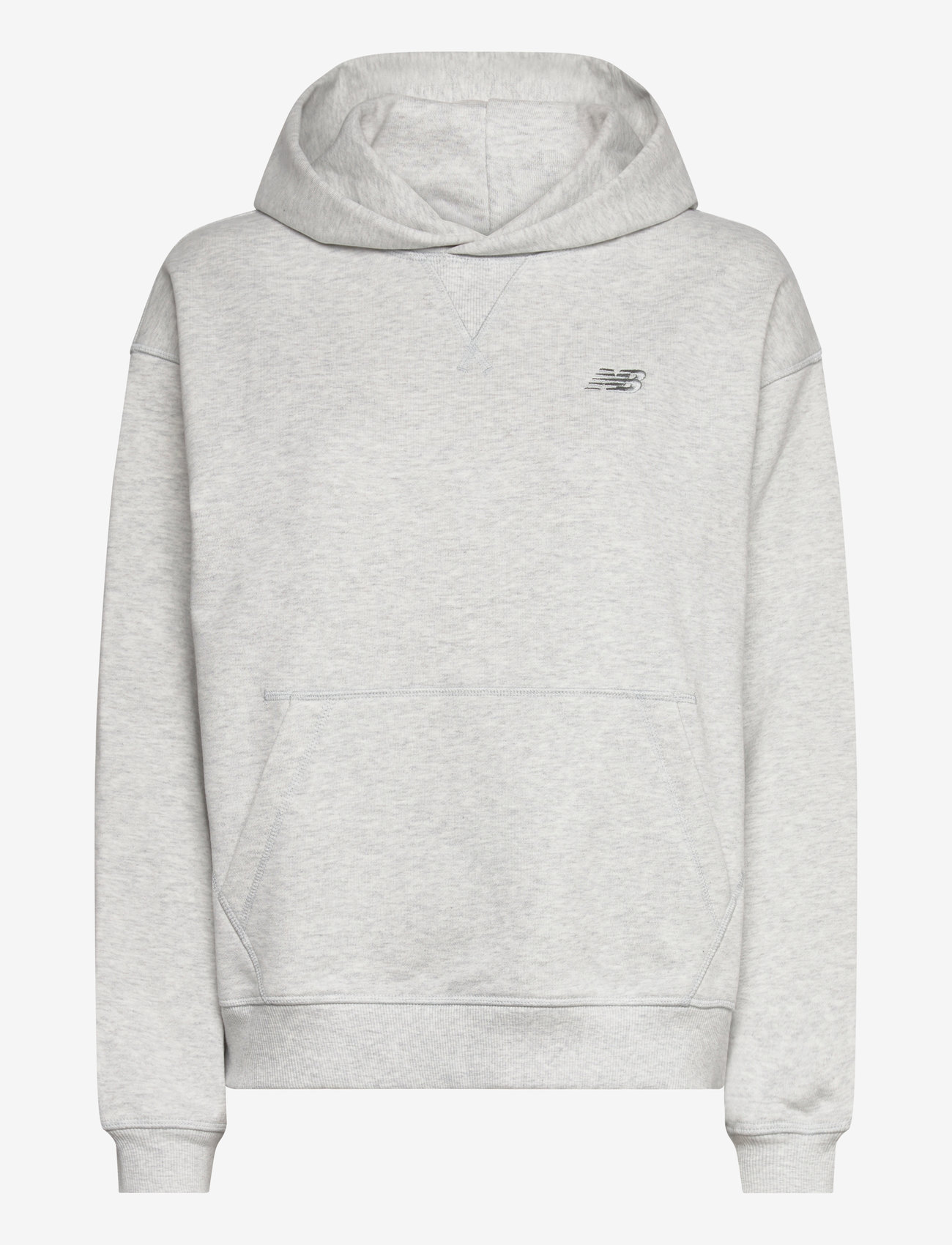 New Balance - Athletics French Terry Hoodie - oberteile - ash heather - 0