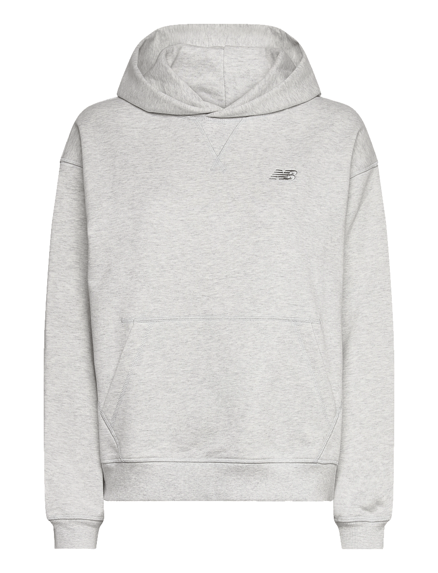 New Balance - Athletics French Terry Hoodie - tops - ash heather - 0