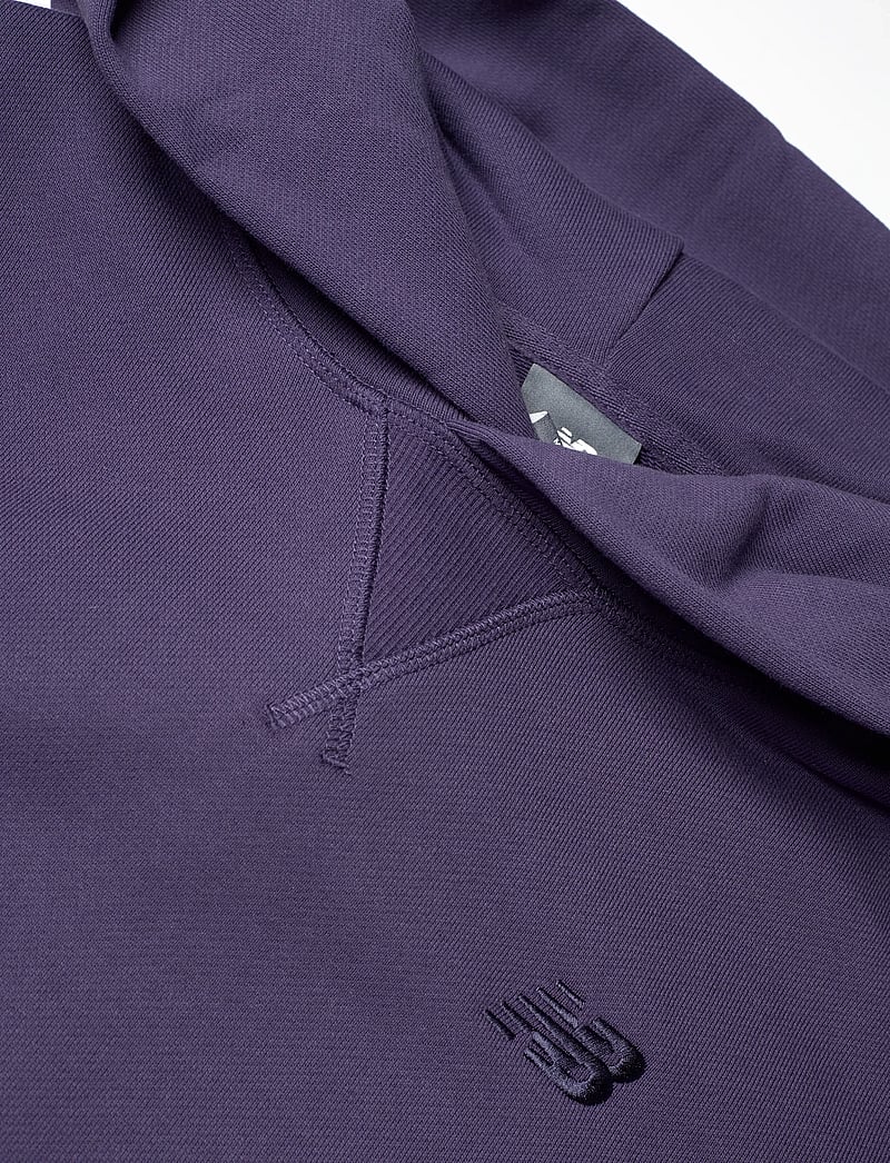 New Balance - Athletics French Terry Hoodie - huvtröjor - boysenberry - 2