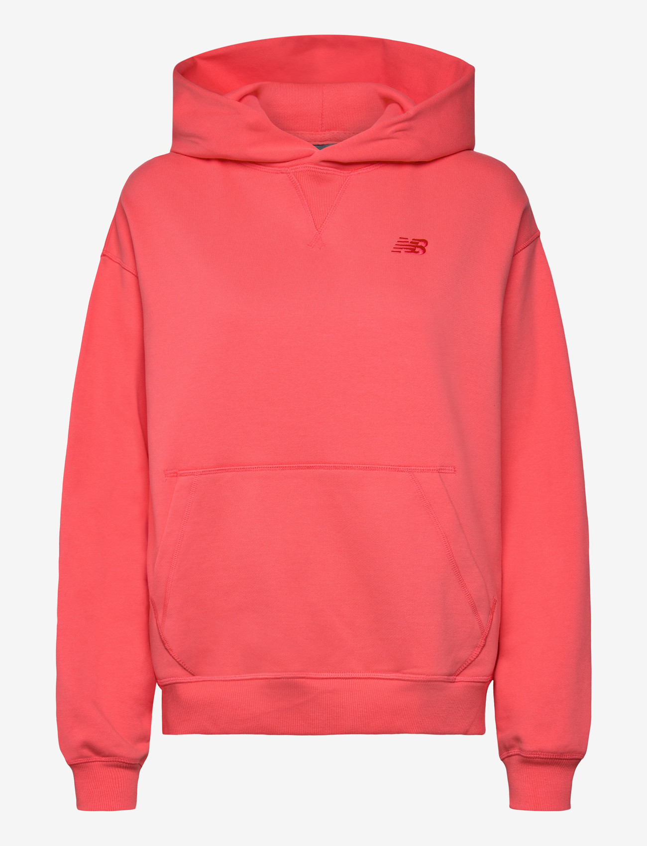 New Balance - Athletics French Terry Hoodie - tops - drift red - 0