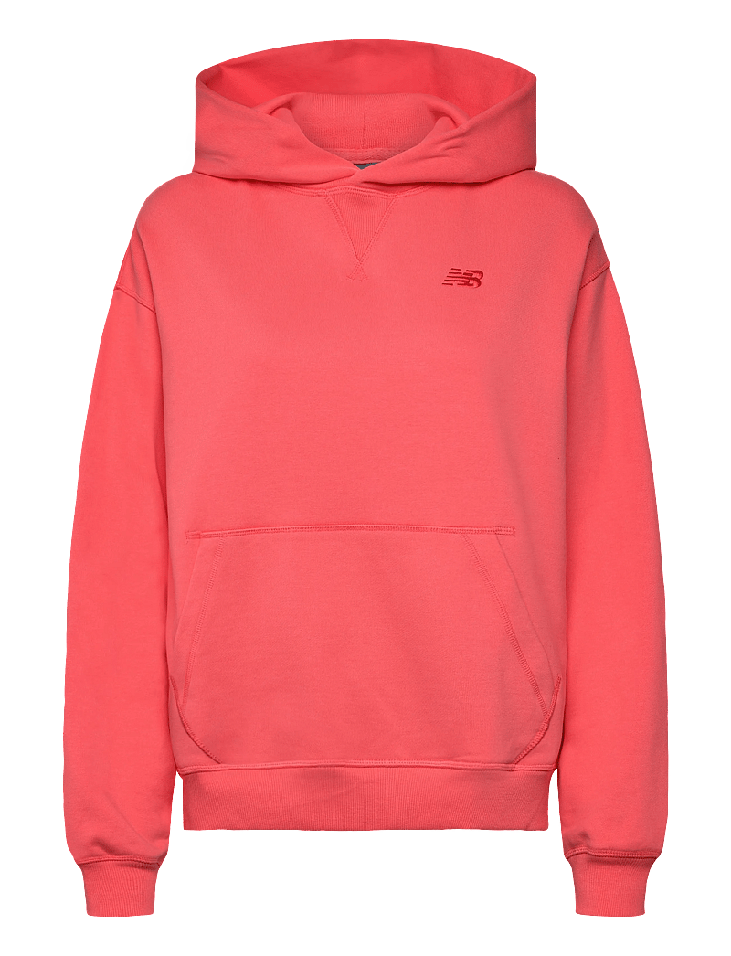 New Balance - Athletics French Terry Hoodie - tops - drift red - 0
