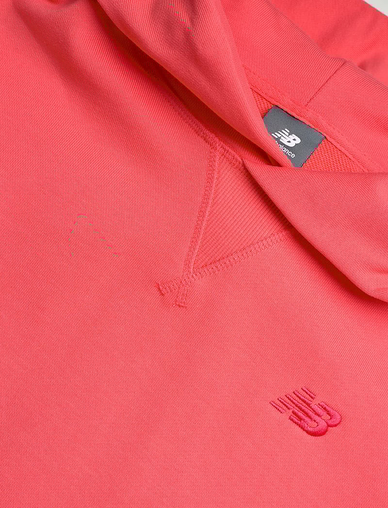 New Balance - Athletics French Terry Hoodie - huvtröjor - drift red - 2