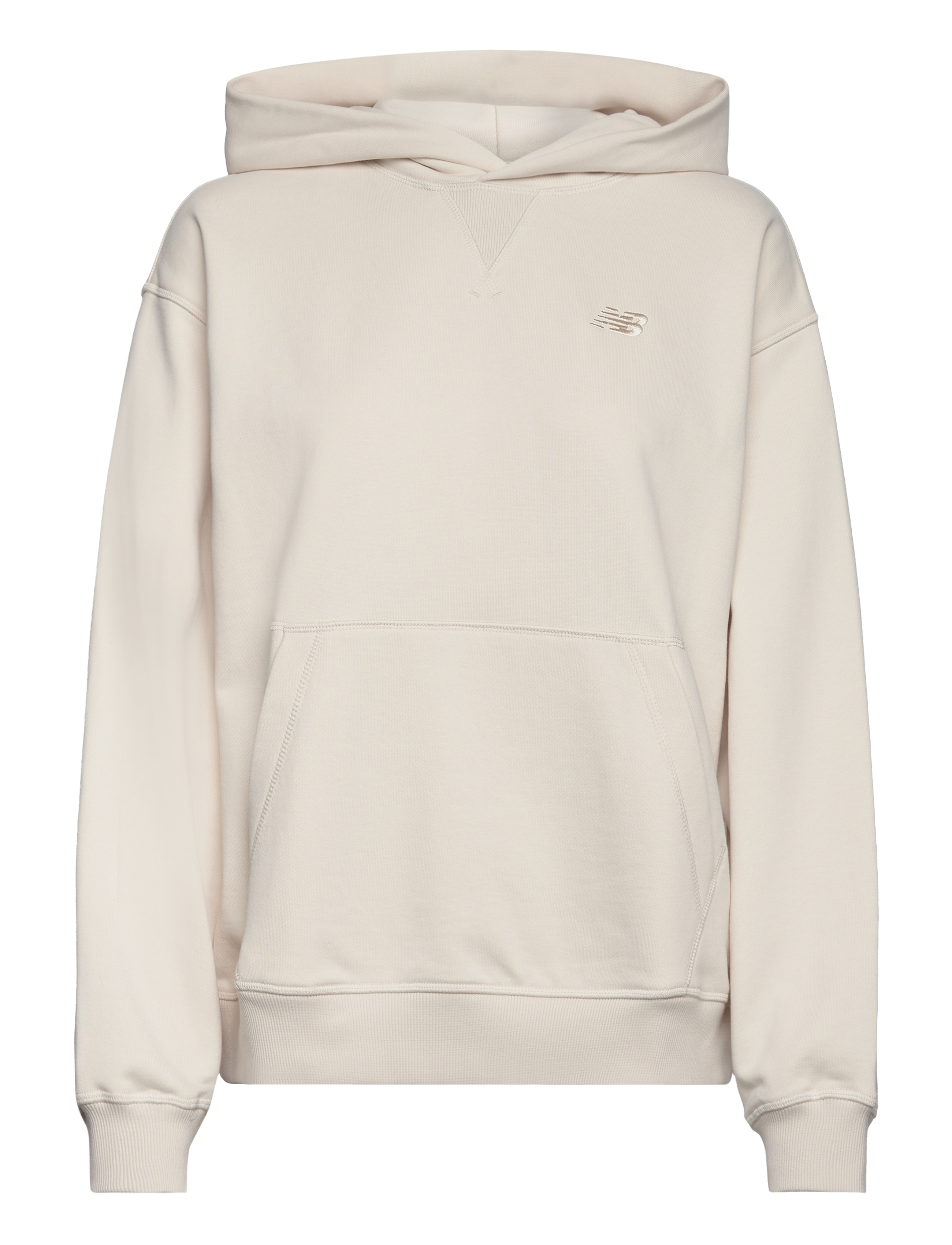 New Balance Athletics French Terry Hoodie, M, Sweatshirts & Hoodies, Beige - Frauen