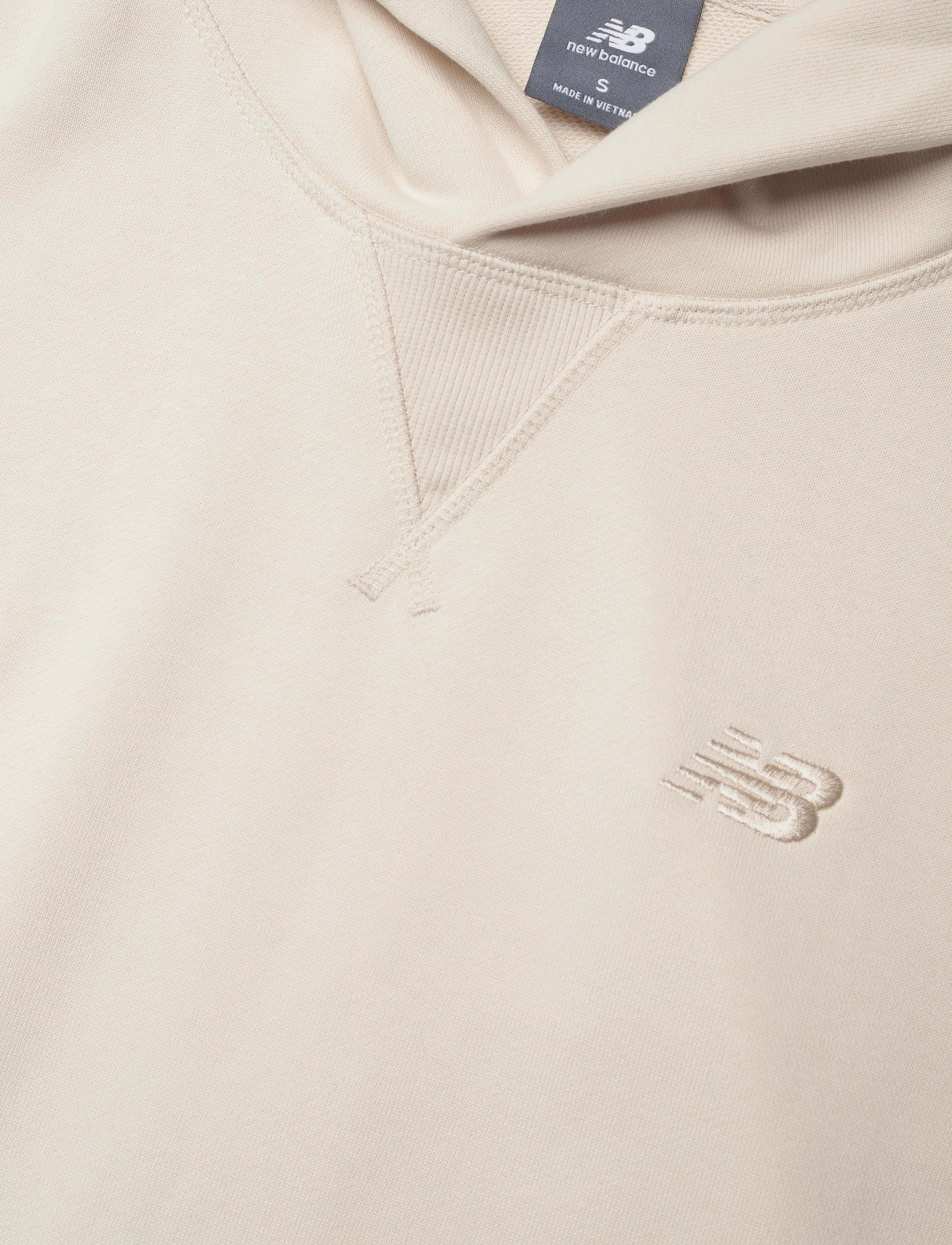 New Balance - Athletics French Terry Hoodie - dressipluusid ja pusad - linen - 2