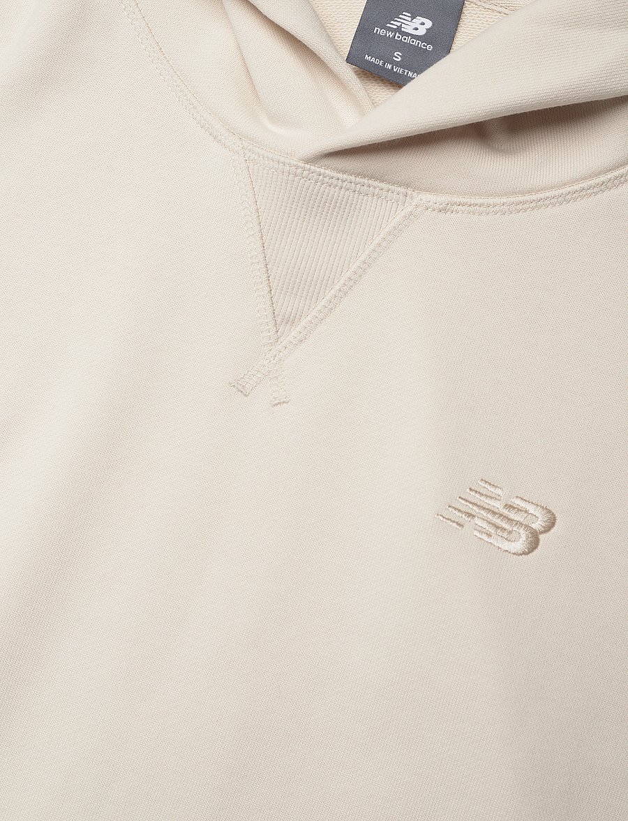 New Balance - Athletics French Terry Hoodie - kapuutsiga dressipluusid - linen - 2
