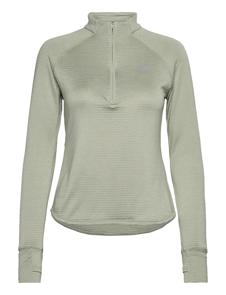 New Balance - RC Essential Heat Grid 1/2 Zip - oberteile - garter snake heather - 0