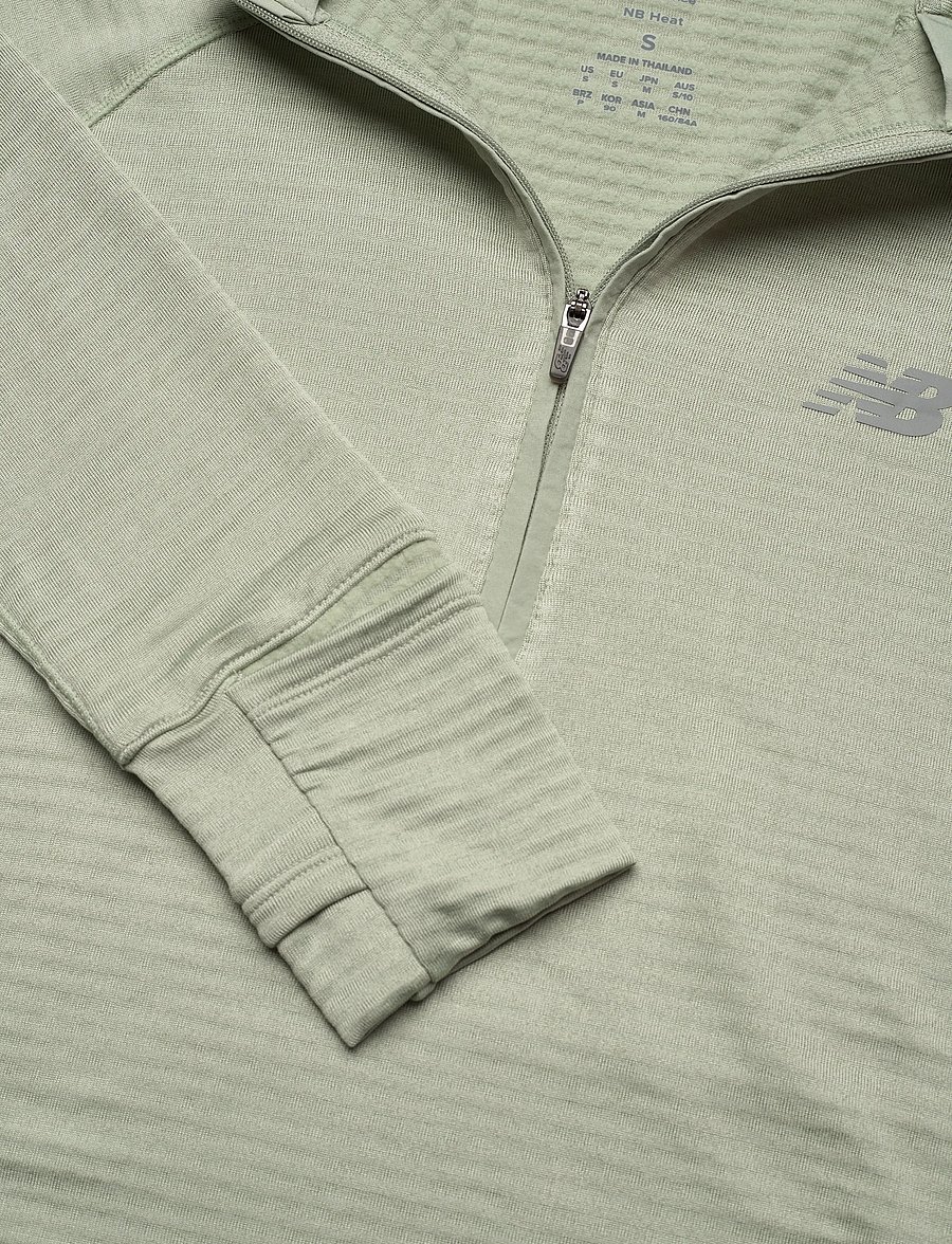 New Balance - RC Essential Heat Grid 1/2 Zip - oberteile - garter snake heather - 2