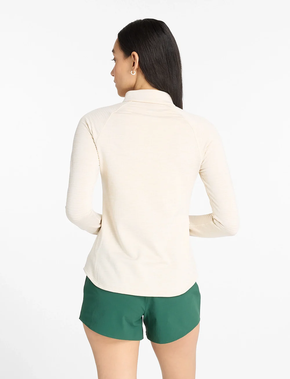 New Balance - Athletics Heat Grid 1/2 Zip - fleece & mellanlager - linen heather - 4