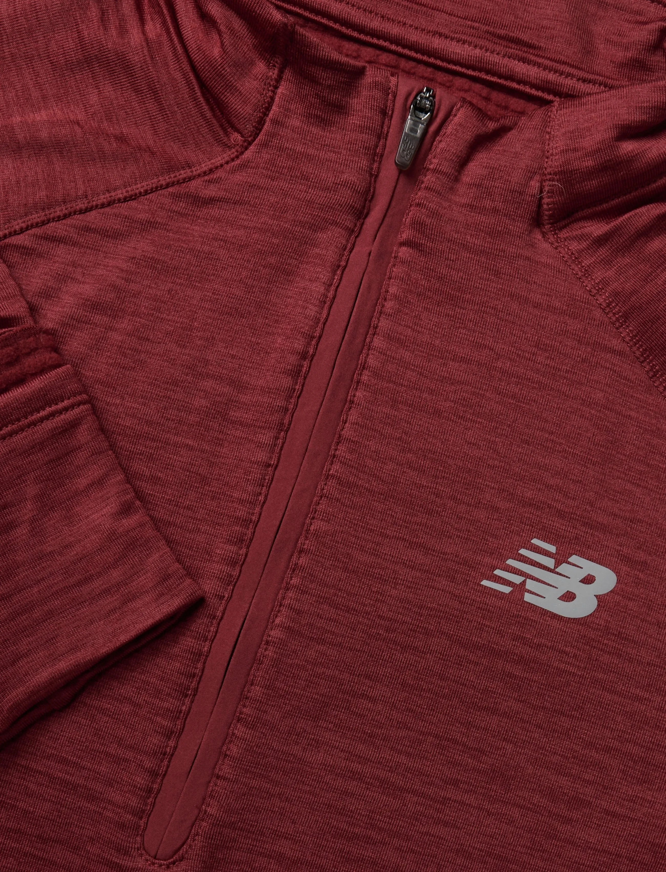 New Balance - RC Essential Heat Grid 1/2 Zip - kampsunid ja vahekihid - podium red - 2