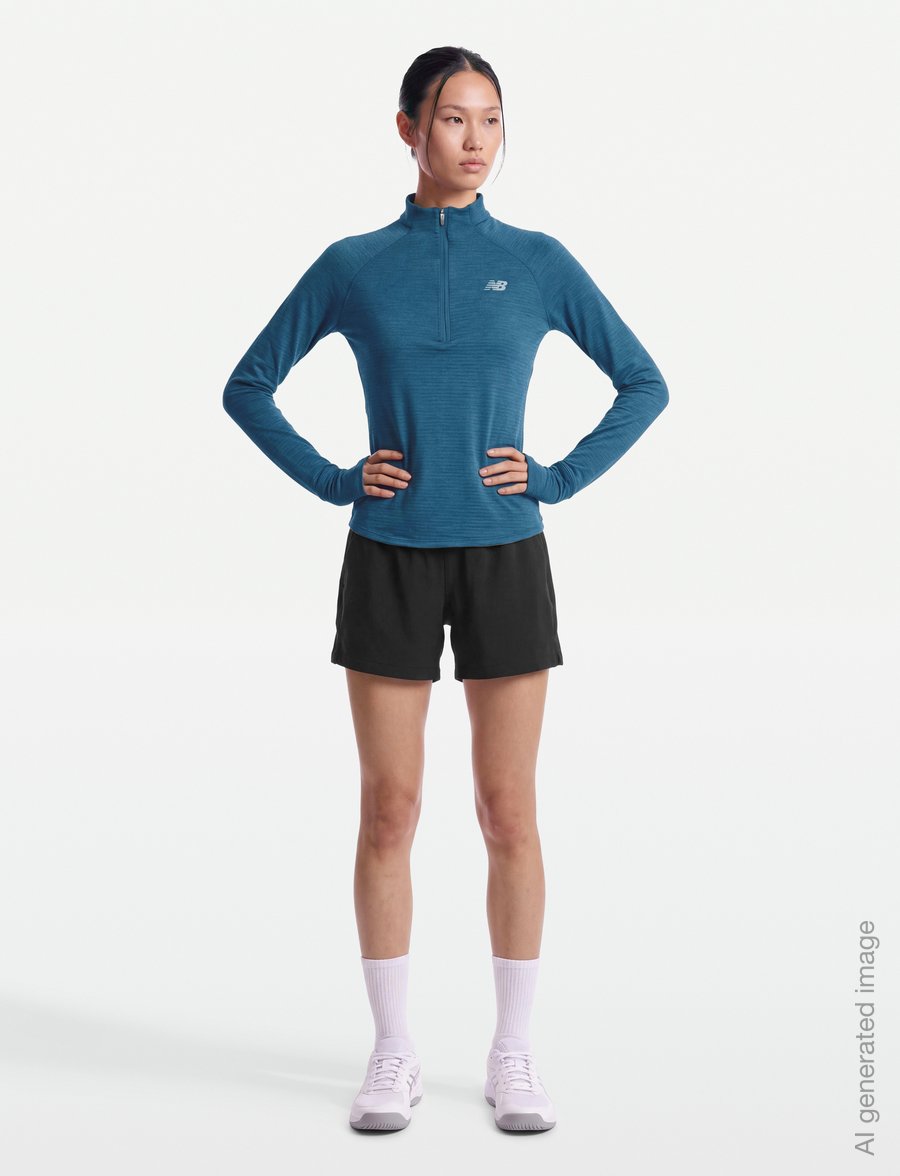 New Balance - RC Essential Heat Grid 1/2 Zip - kampsunid ja vahekihid - streamsong - 0