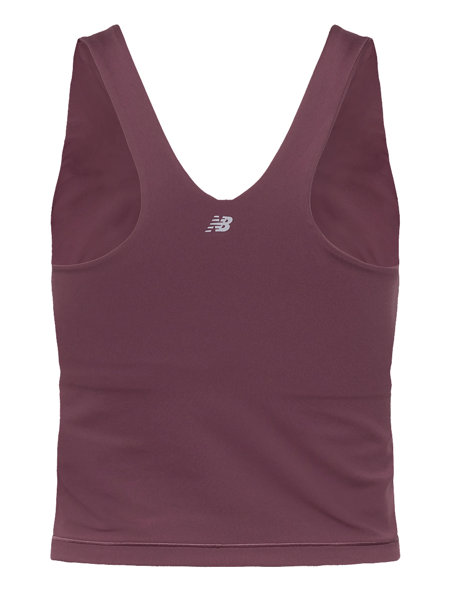 New Balance - NB Define Fitted Tank - topi bez piedurknēm - faded plum - 1