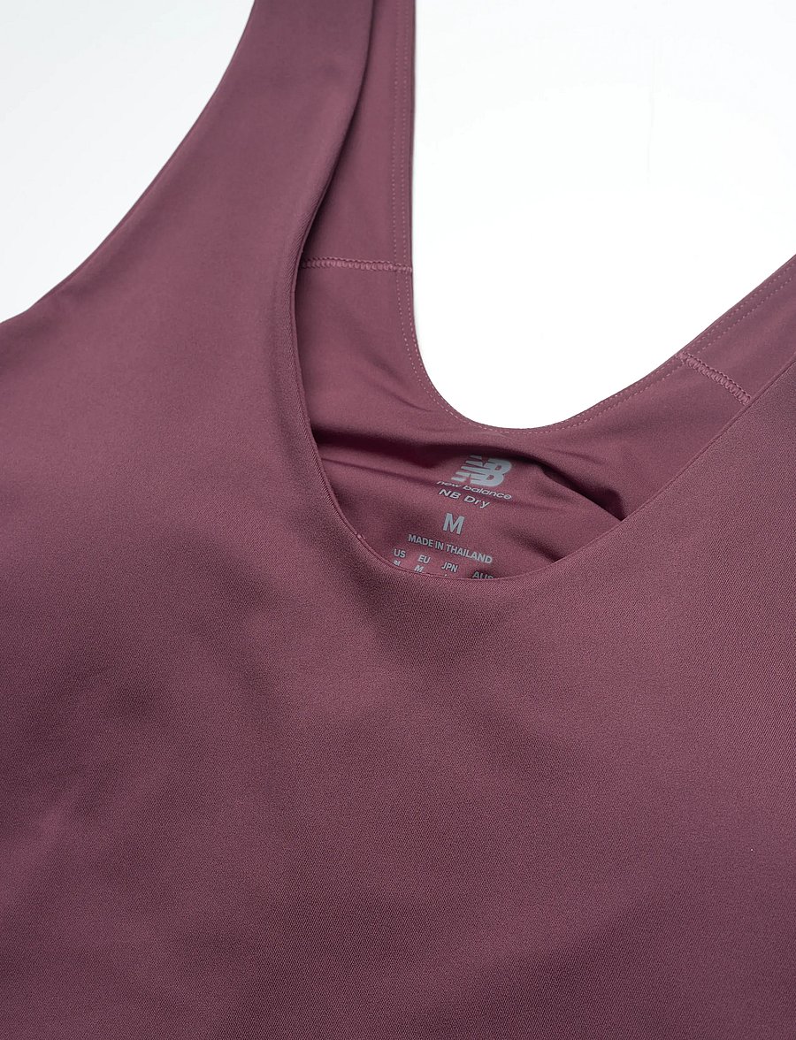 New Balance - NB Define Fitted Tank - topi bez piedurknēm - faded plum - 2