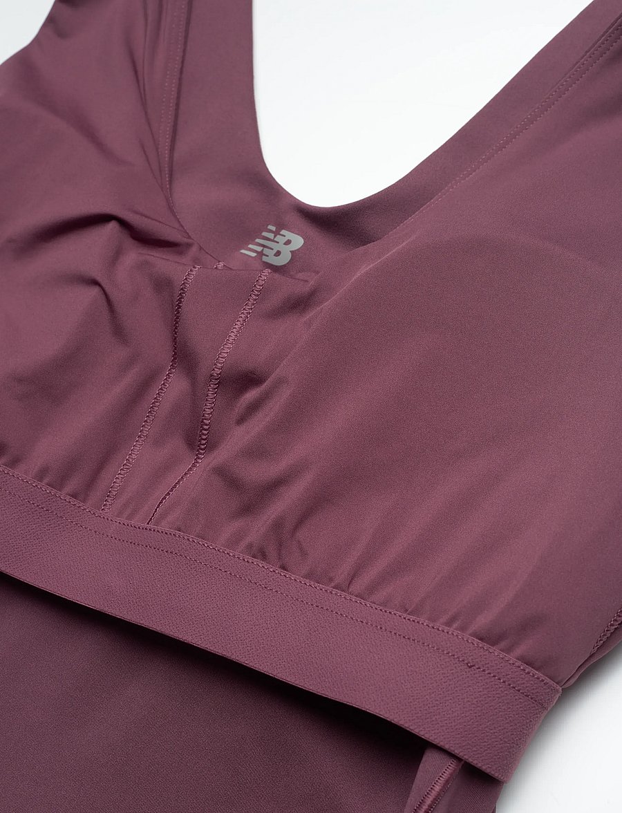 New Balance - NB Define Fitted Tank - topi bez piedurknēm - faded plum - 3
