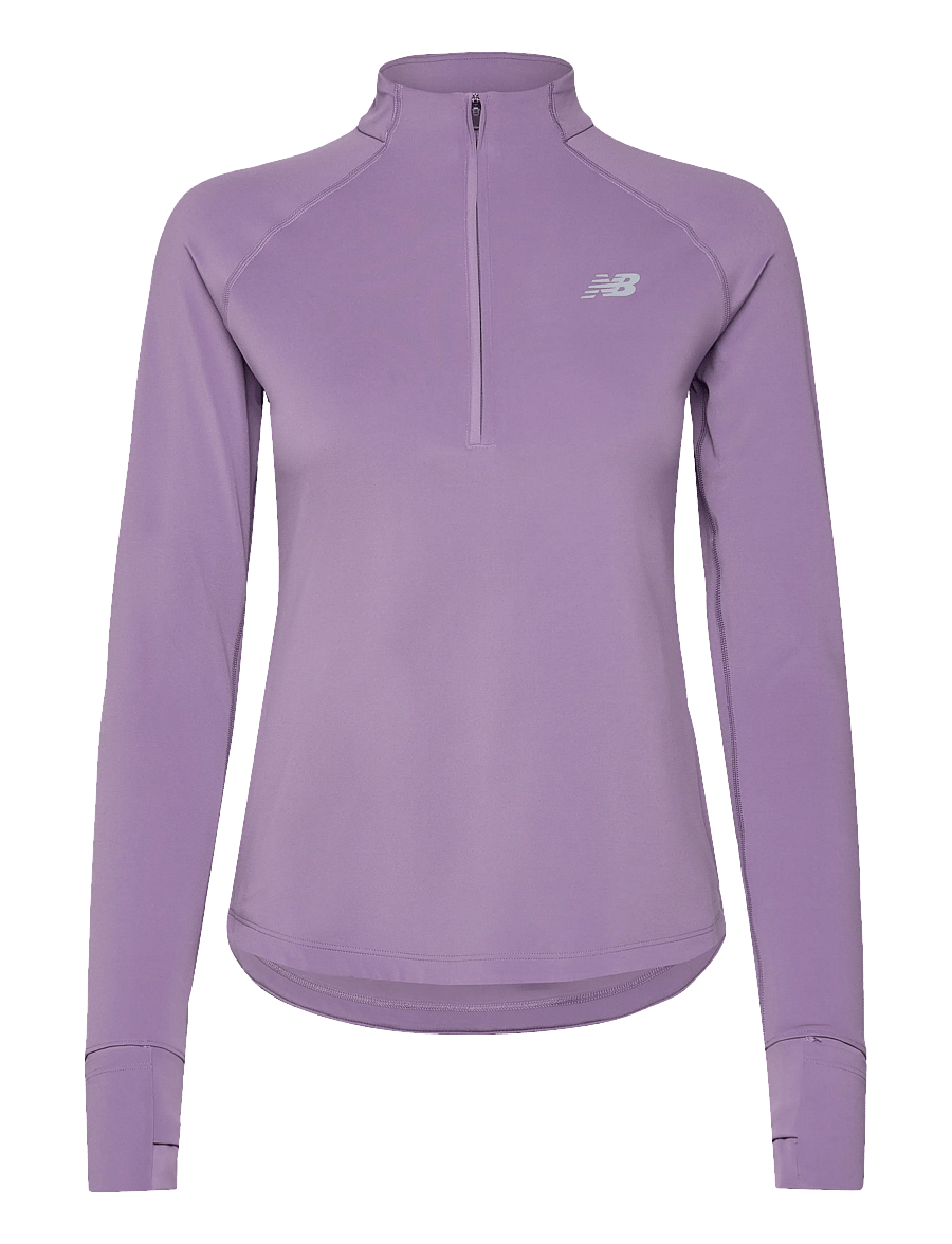New Balance - NB Harmony Half Zip - alussärgid - candied violet - 0