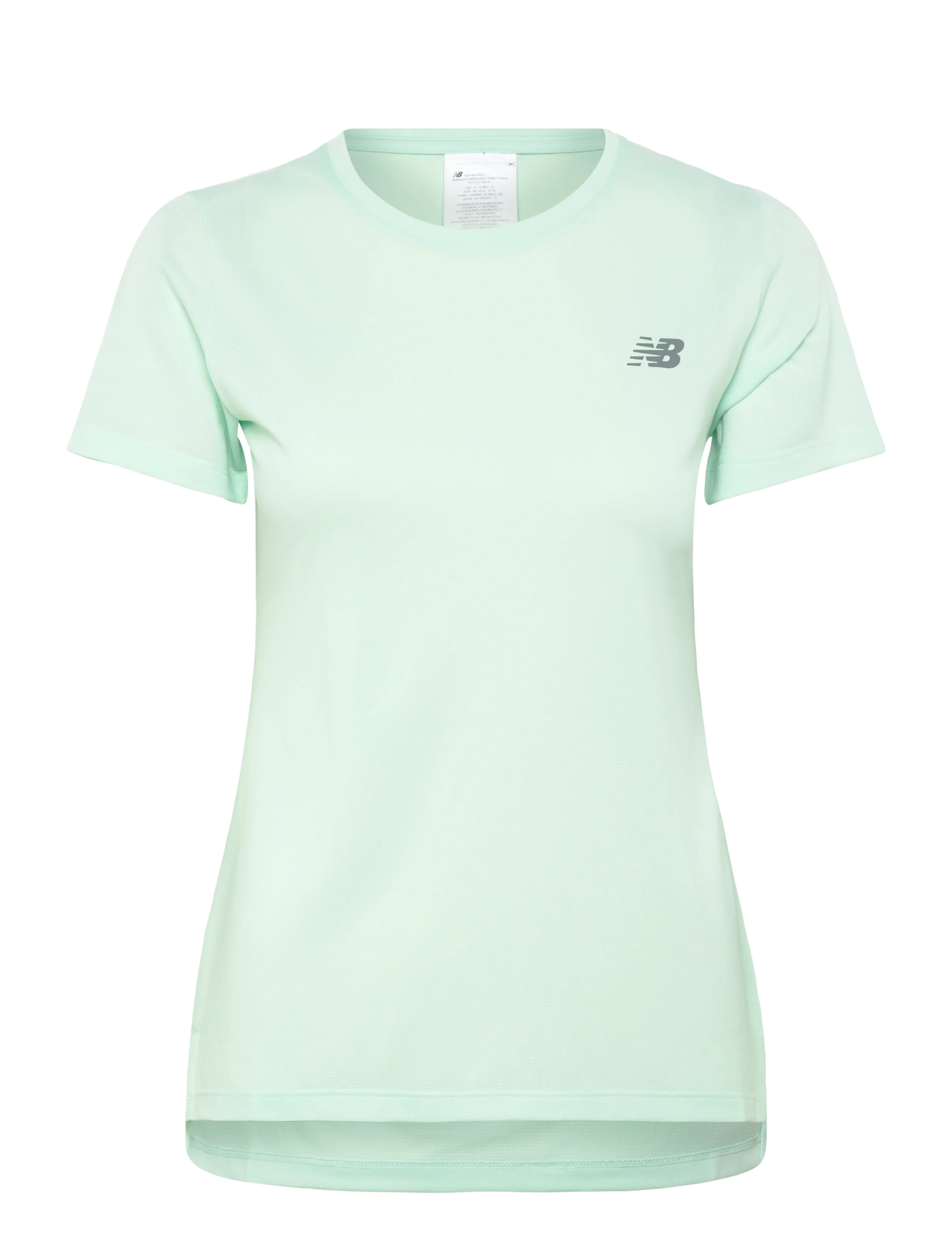 New Balance Sport Short Sleeve, S, Green, Sports Overdele & T-shirts > Sport T-shirts, Dame