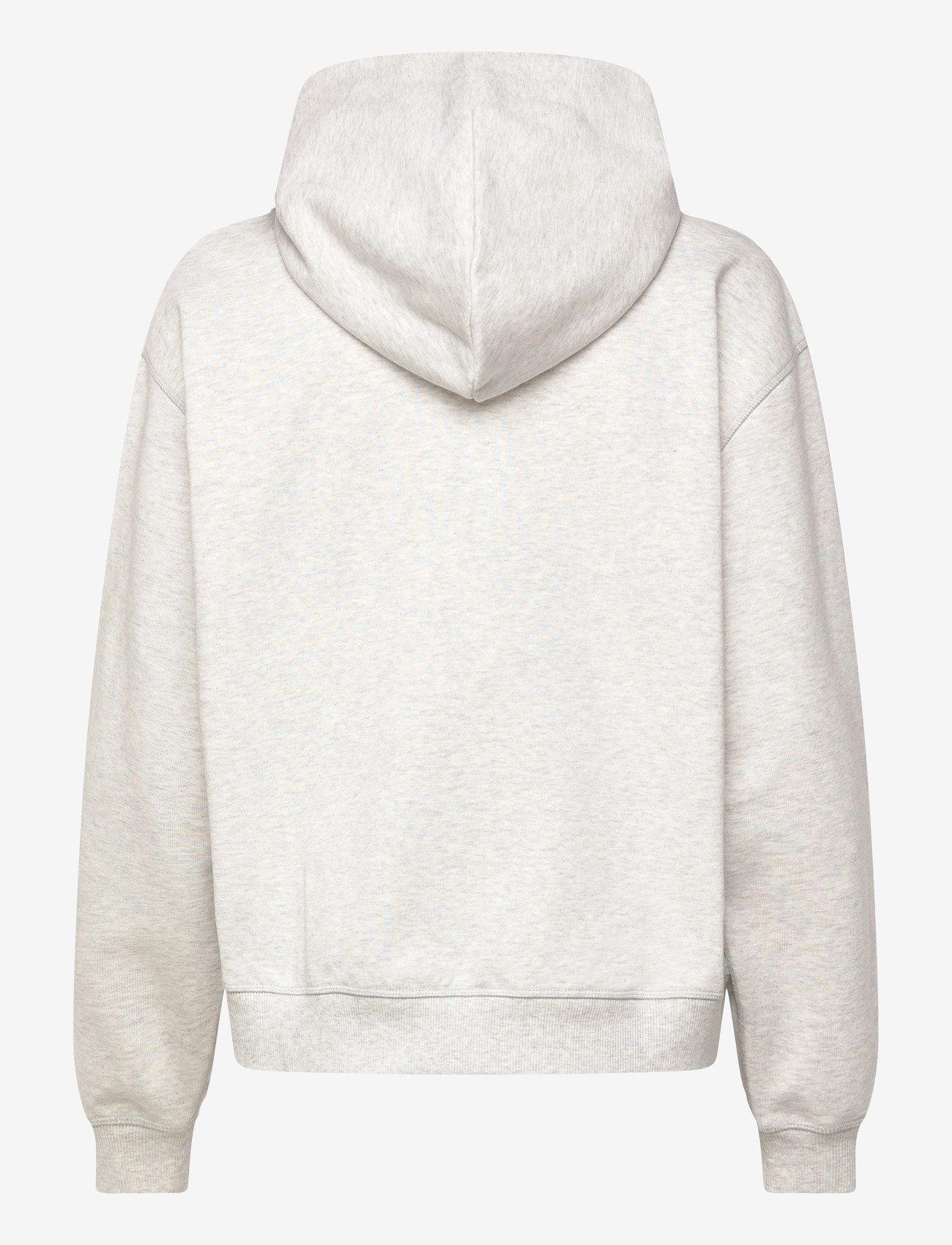 New Balance - Athletics French Terry Logo Hoodie - huvtröjor - ash heather - 1