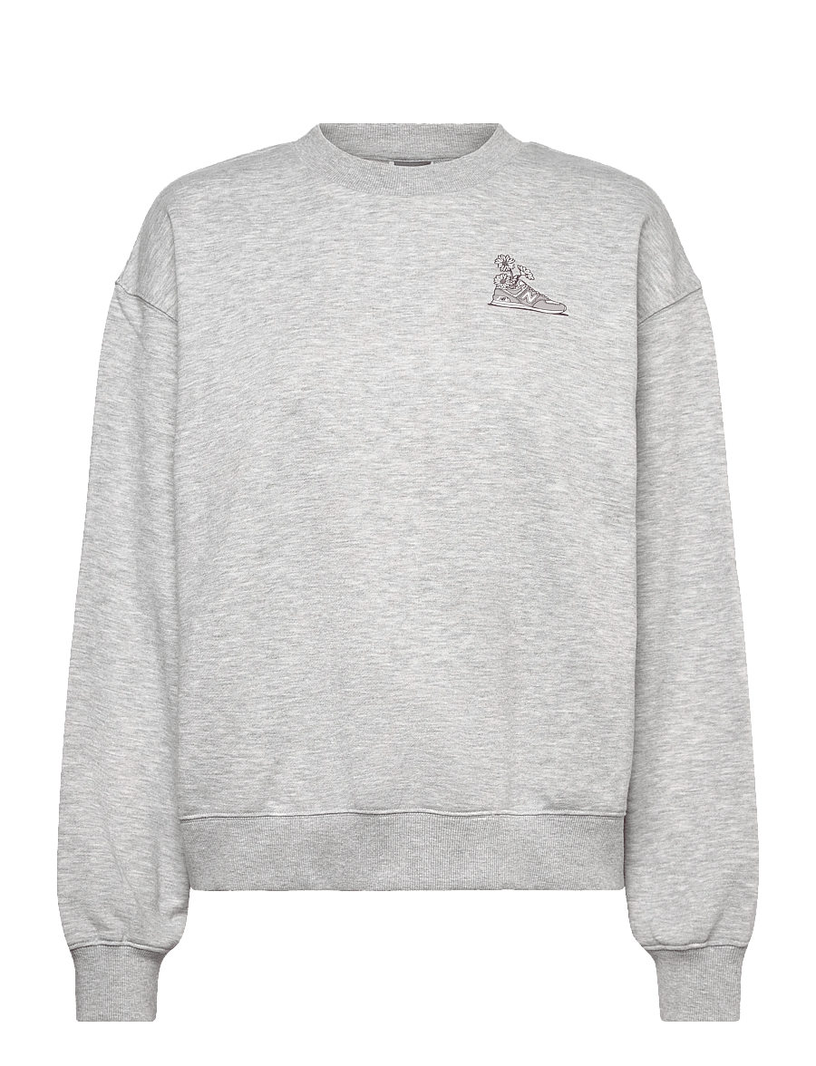 New Balance - Flower Shoe Crew - yläosat - athletic grey - 0