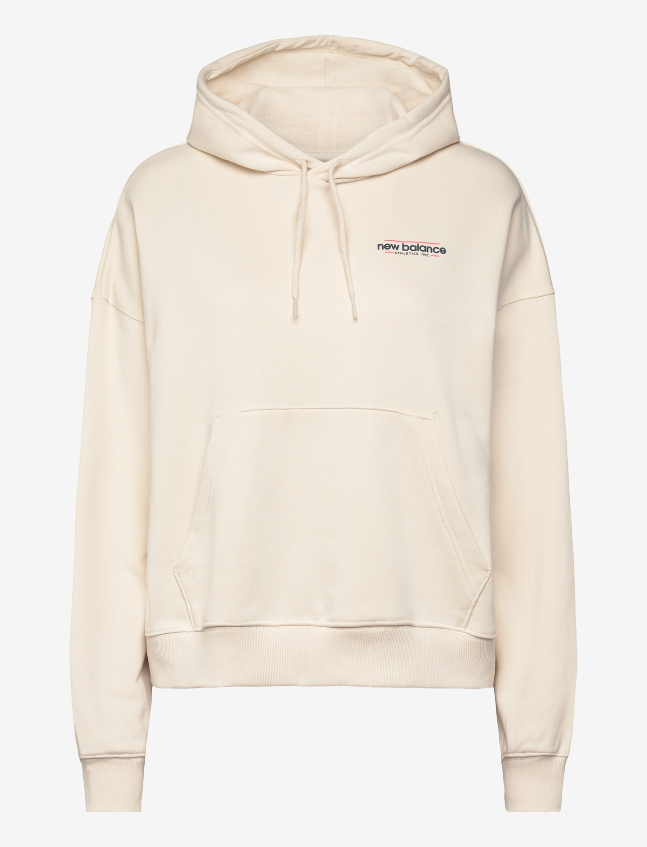 New Balance - Multi Color Logo Hoodie - tops - linen - 0