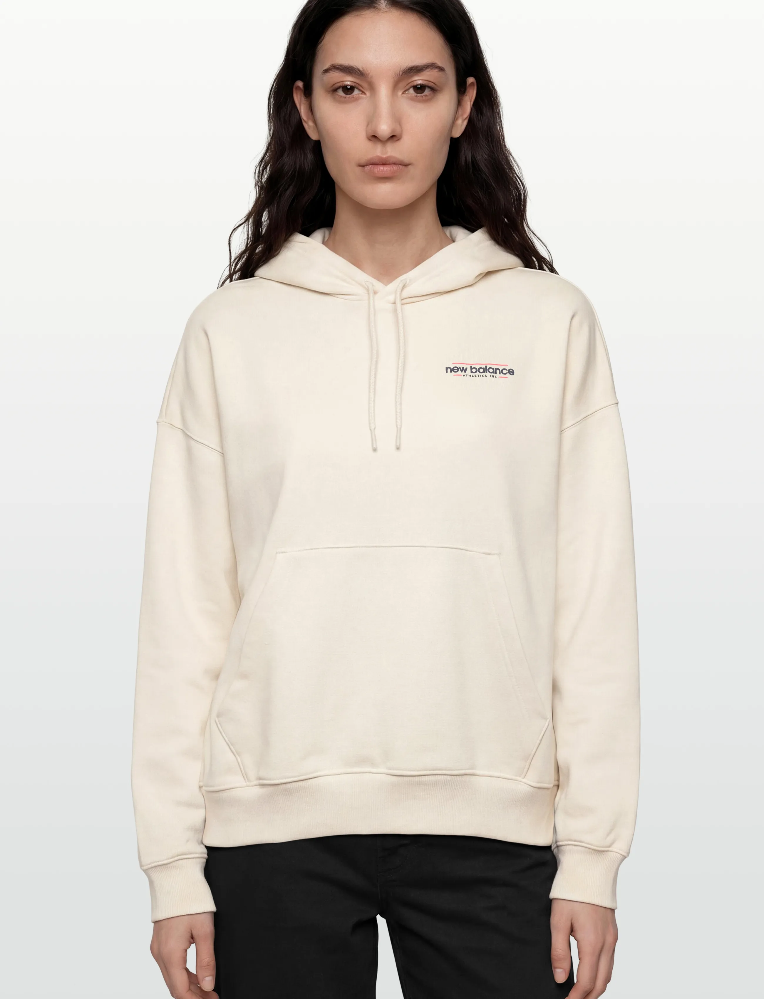 New Balance - Multi Color Logo Hoodie - dressipluusid ja pusad - linen - 3