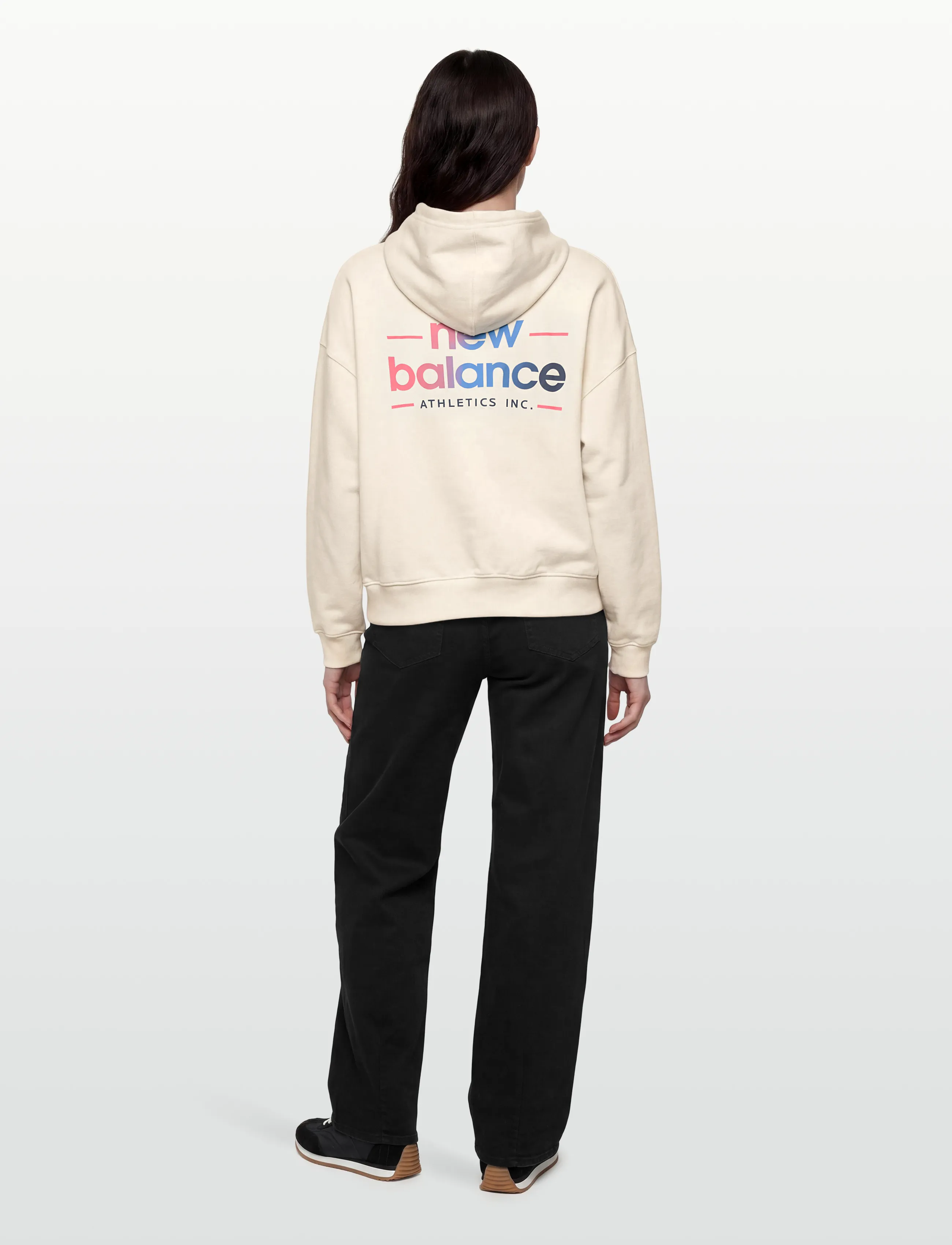 New Balance - Multi Color Logo Hoodie - dressipluusid ja pusad - linen - 4