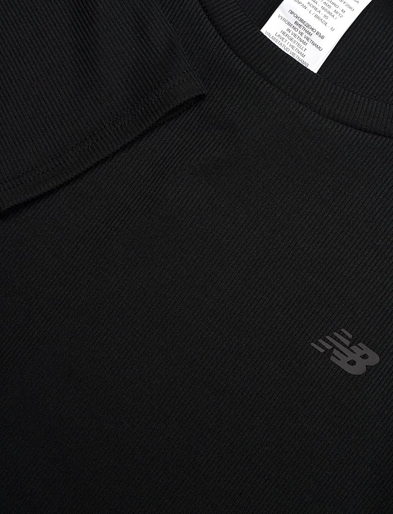 New Balance - Micro-Rib Long Sleeve - langærmede t-shirts - black - 2