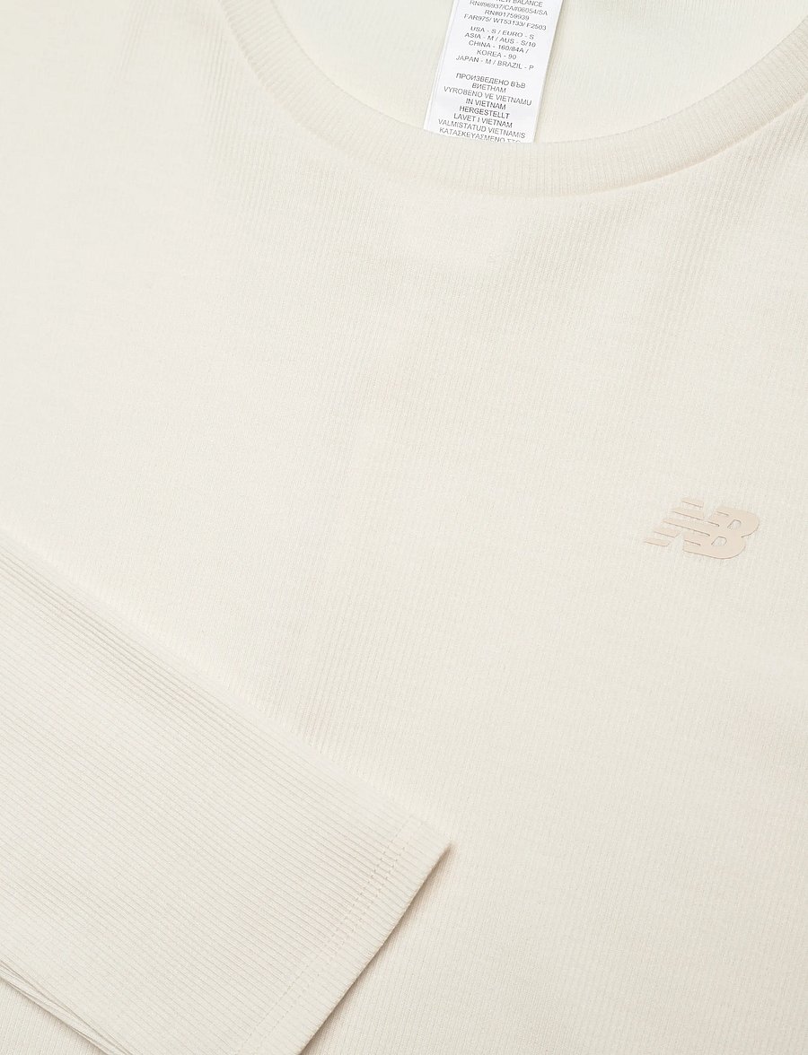 New Balance - Micro-Rib Long Sleeve - bluzki z długim rękawem - permafrost - 2
