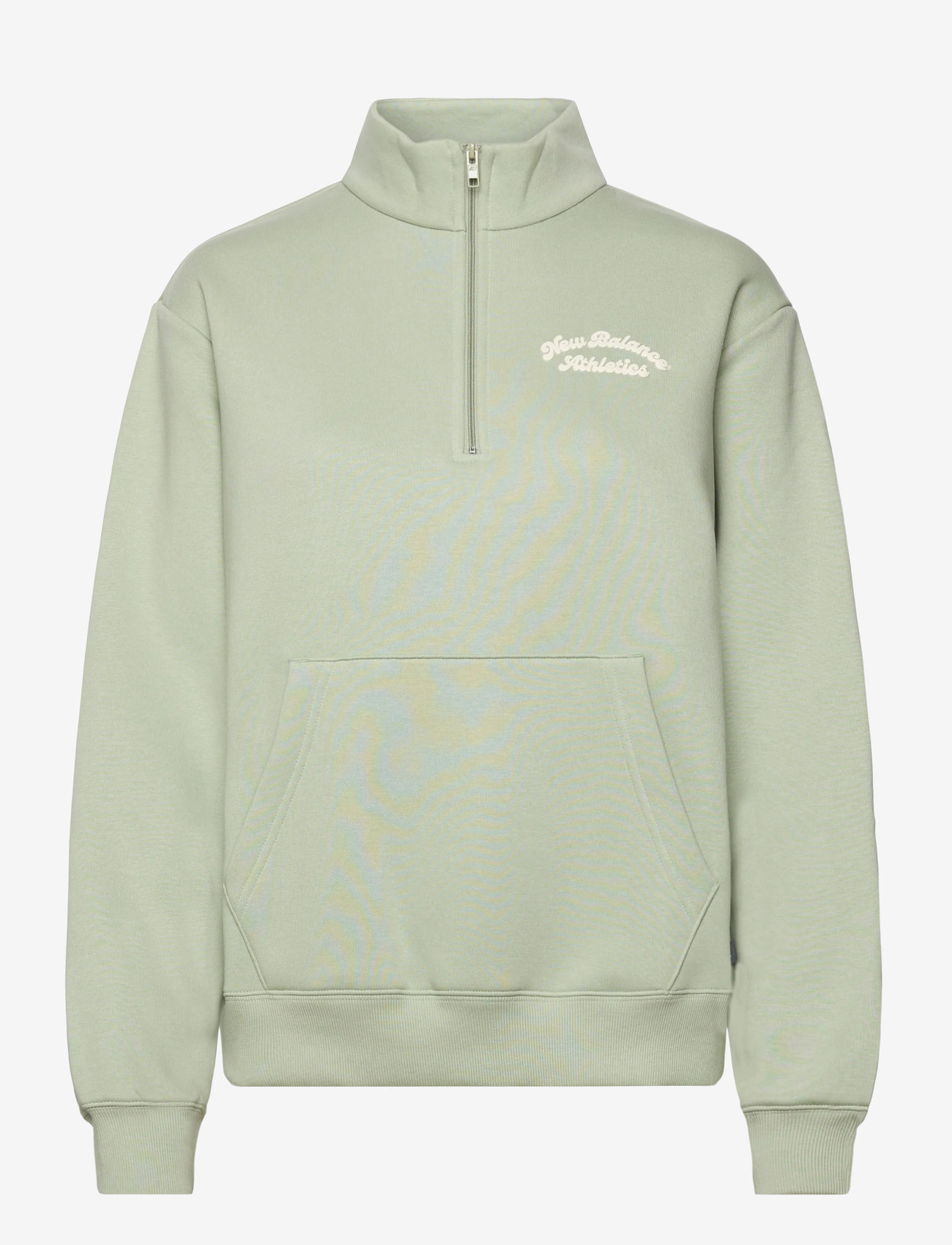 New Balance - Linear Heritage Fleece Half Zip - dressipluusid - garter snake - 1